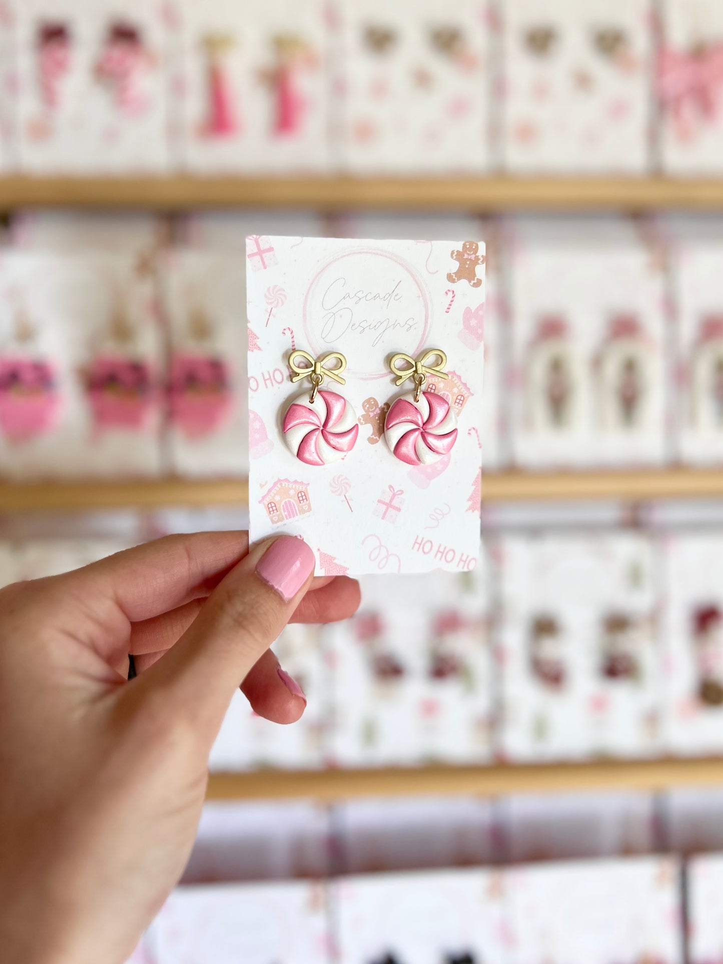 The Peppermint | Peppermint Clay Earrings