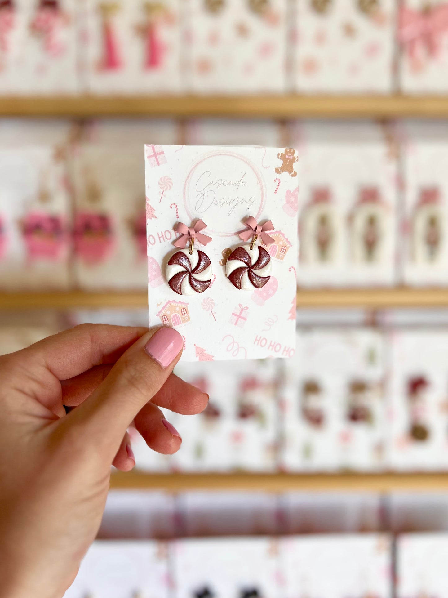 The Peppermint | Peppermint Clay Earrings