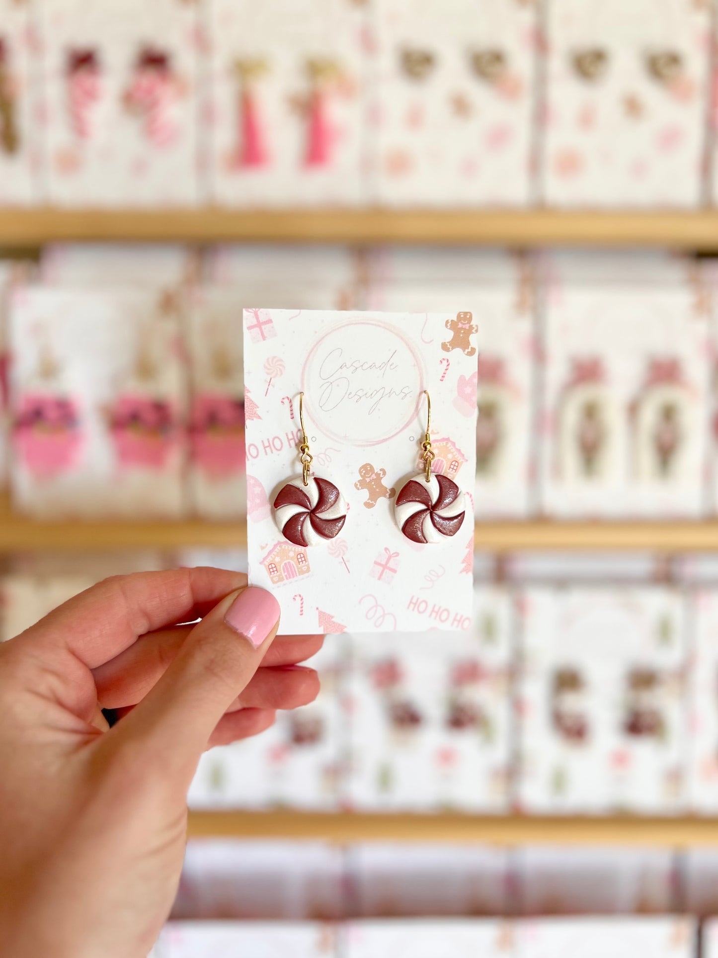 The Peppermint | Peppermint Clay Earrings