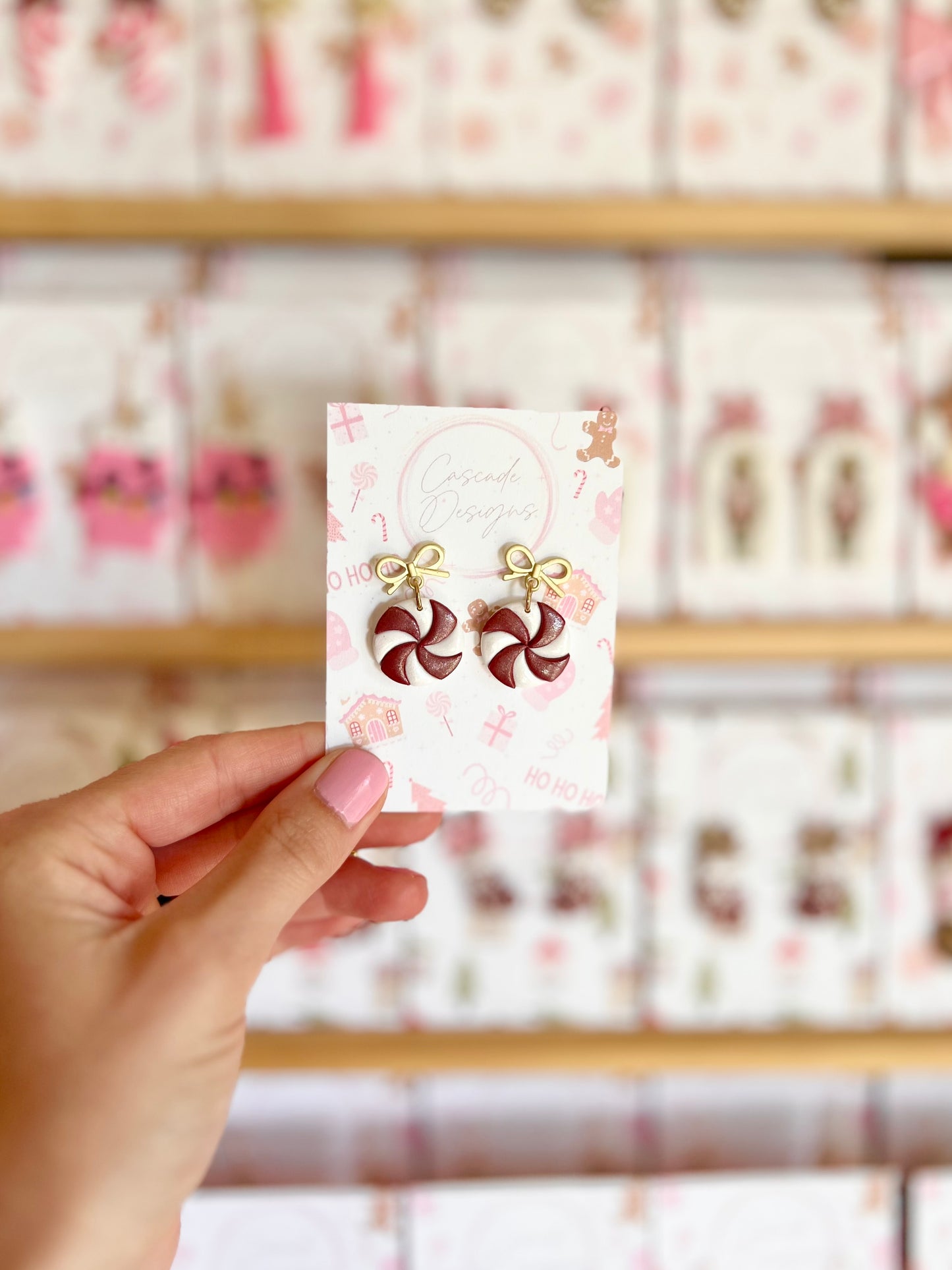 The Peppermint | Peppermint Clay Earrings
