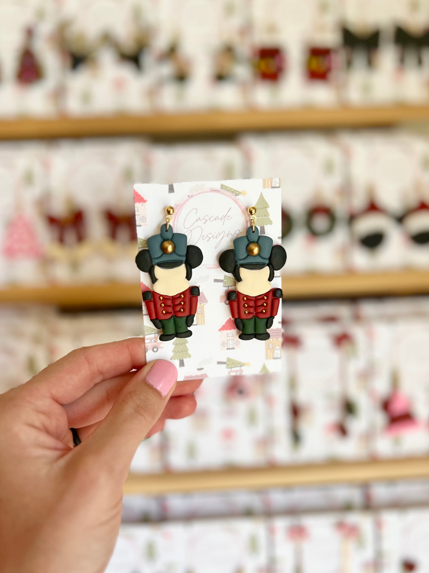 The Nutcracker Micki | Magical Christmas Nutcracker Clay Earrings