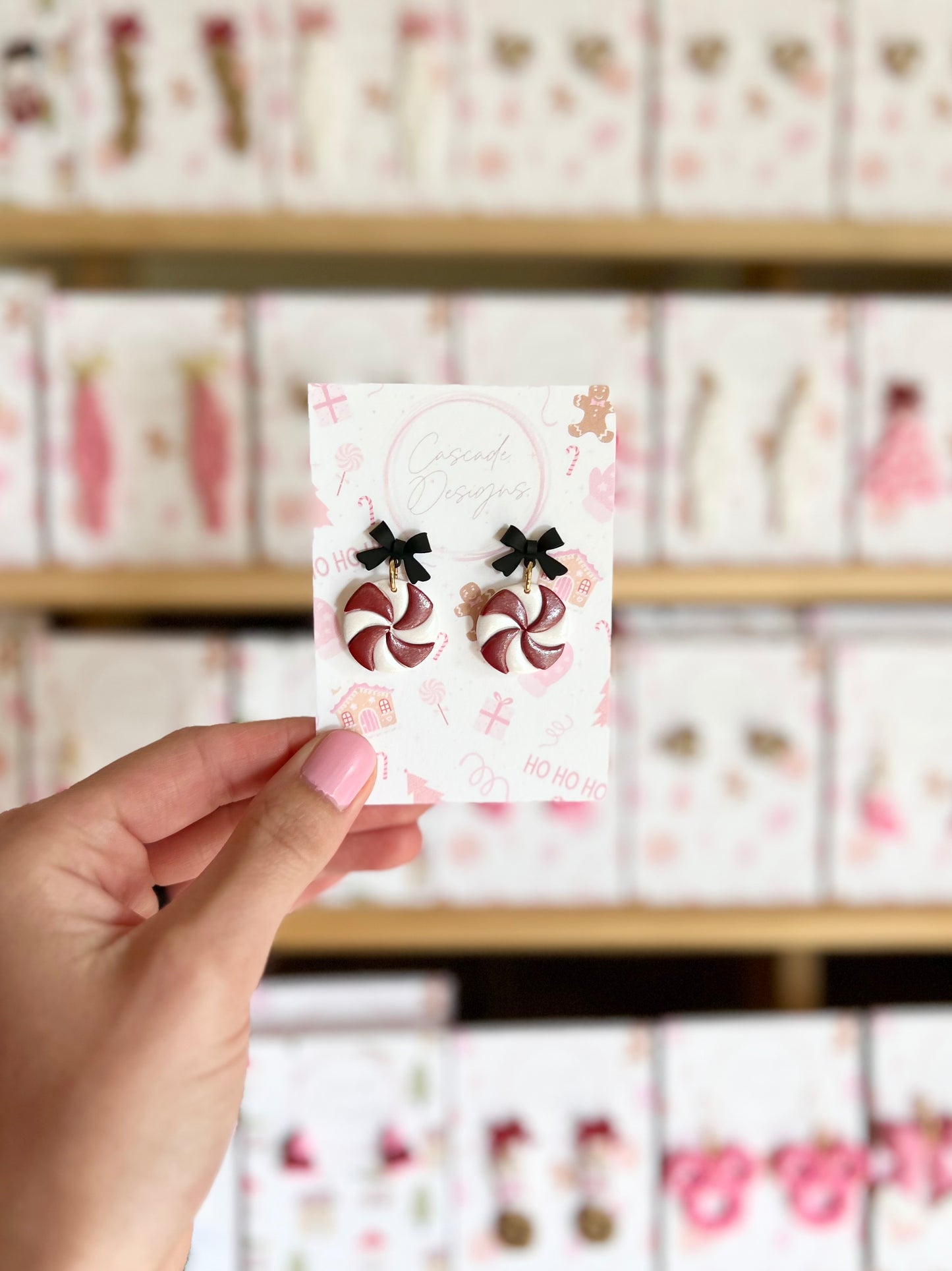 The Peppermint | Peppermint Clay Earrings