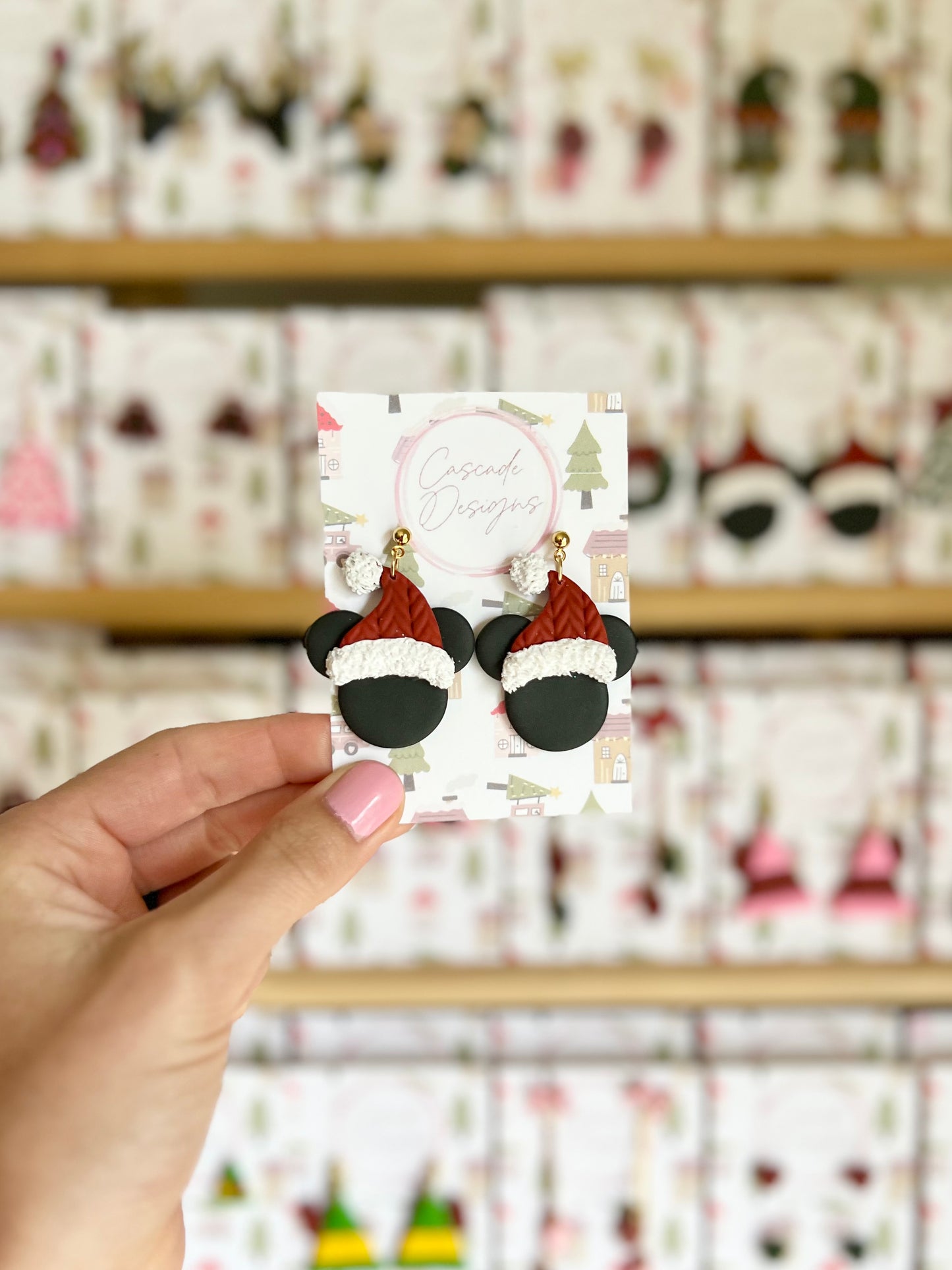 The Jolli Micki | Magical Santa Clay Earrings