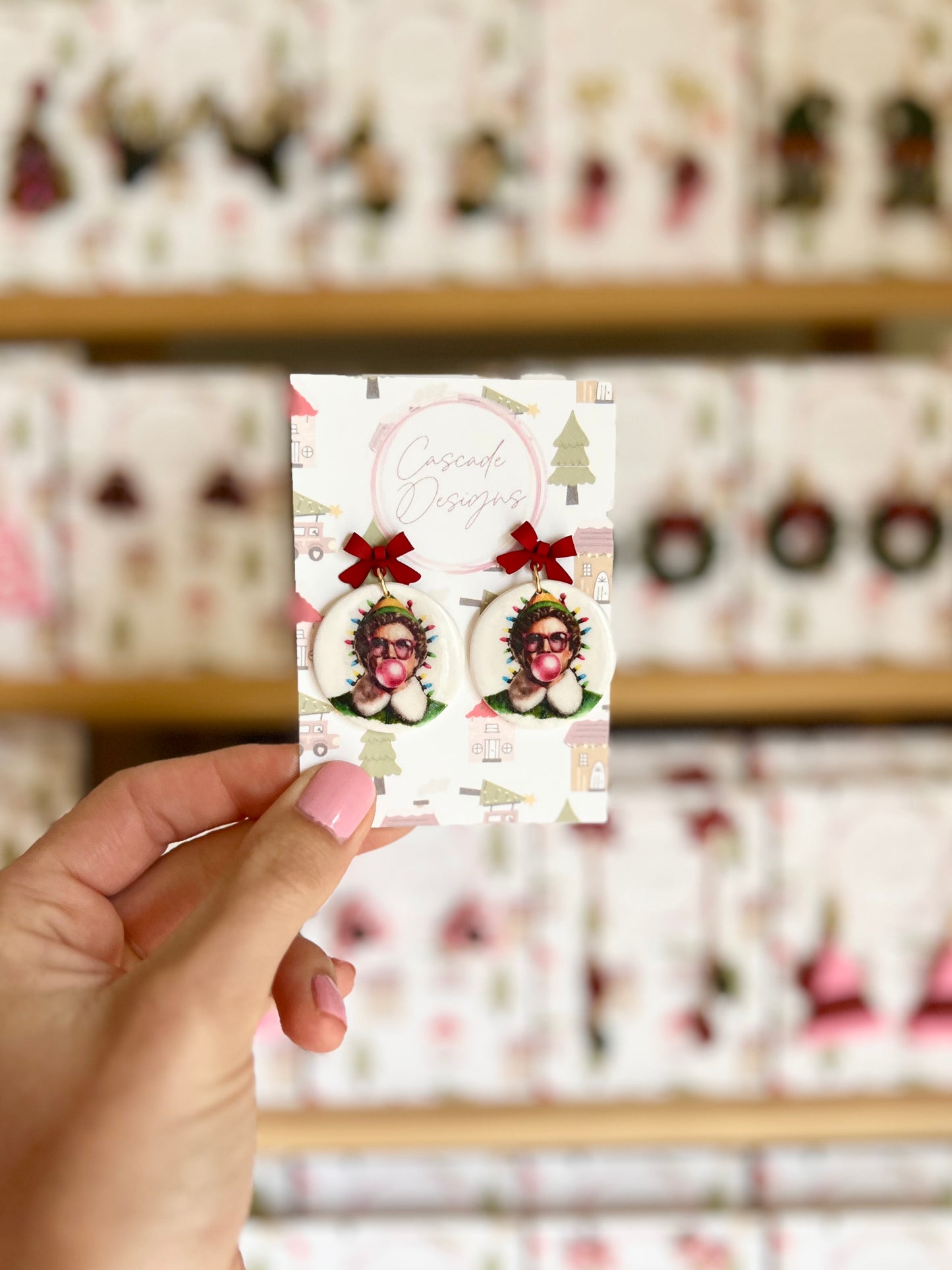 The Cool Elf | Elf Round Clay Earrings