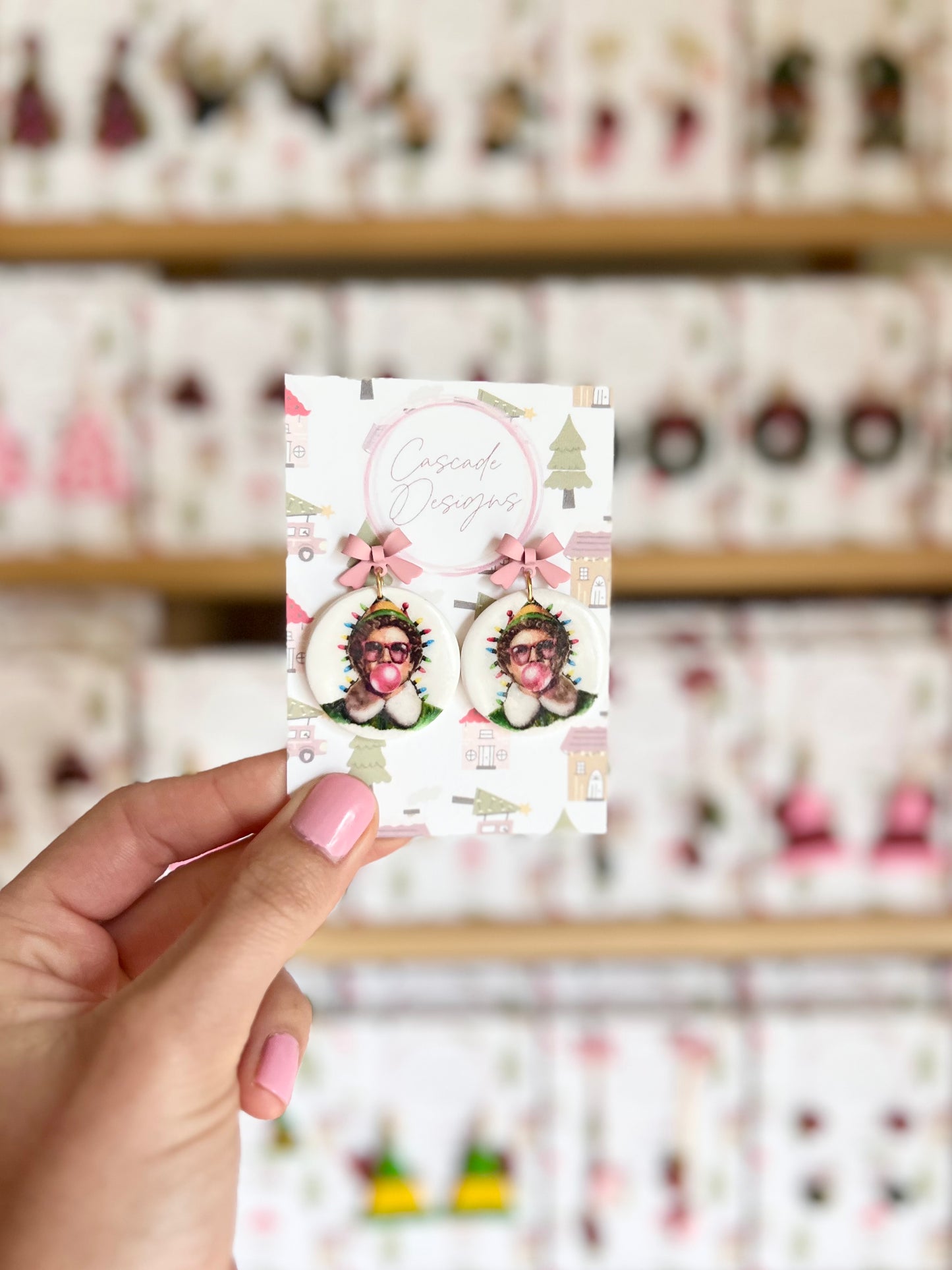 The Cool Elf | Elf Round Clay Earrings