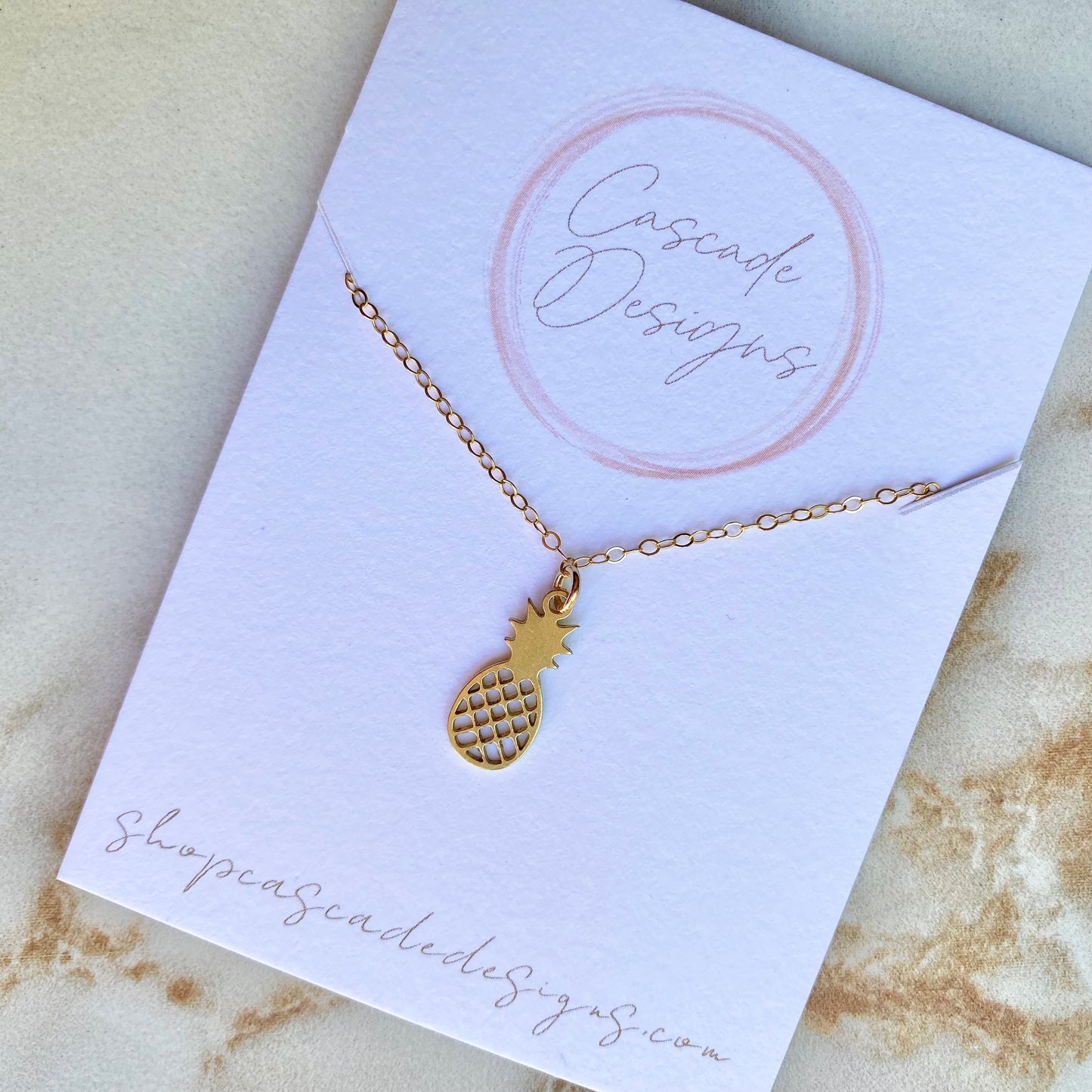 The Gold Pinni | Pineapple Necklace