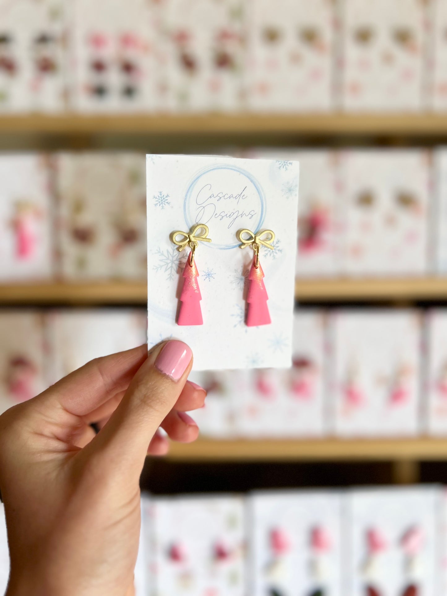 The Cypress | Dusted Tree Clay Earrings