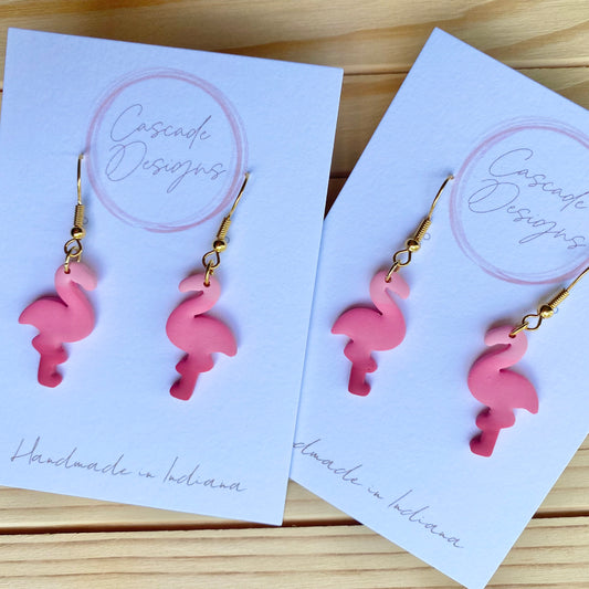 The Flamingo | Pink Flamingo Earrings