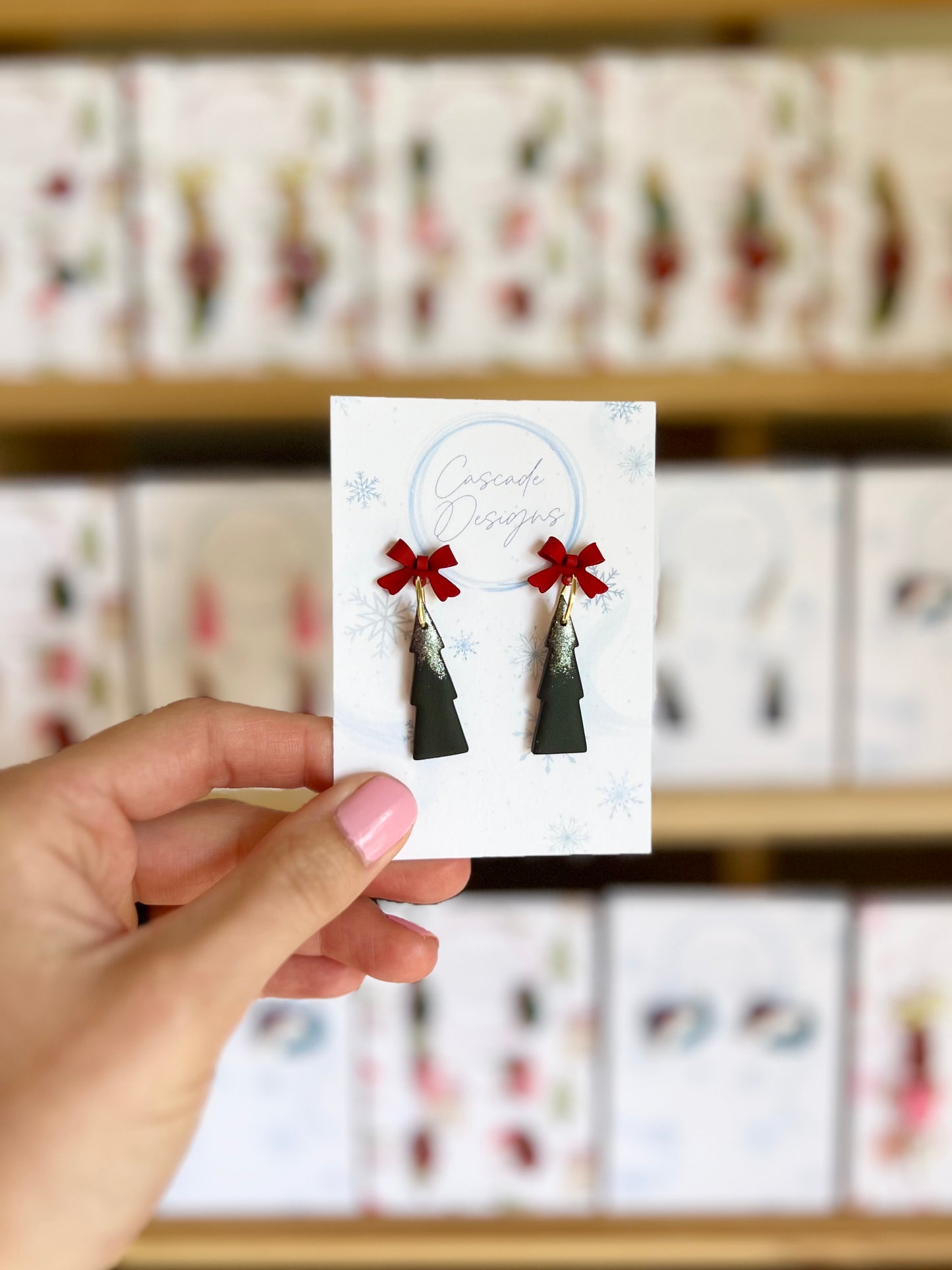 The Cypress | Dusted Tree Clay Earrings