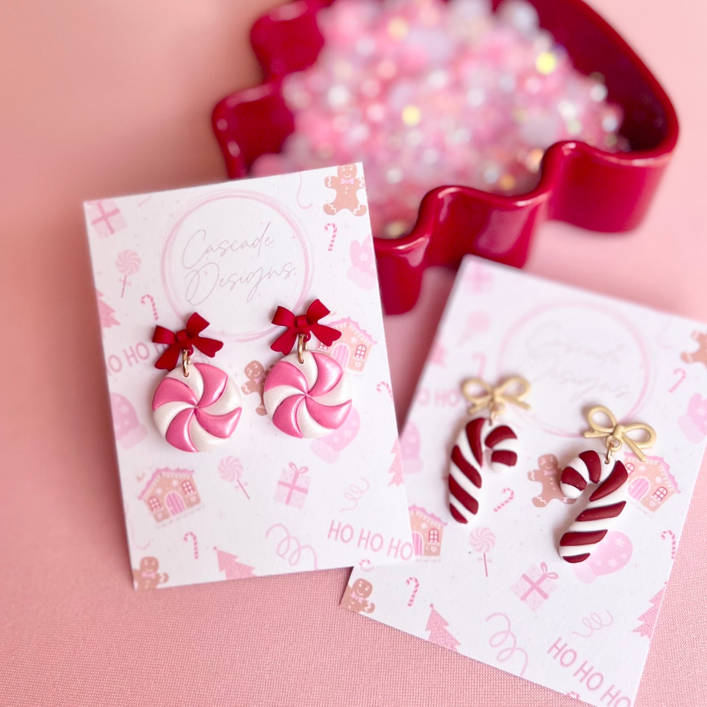 The Peppermint | Peppermint Clay Earrings