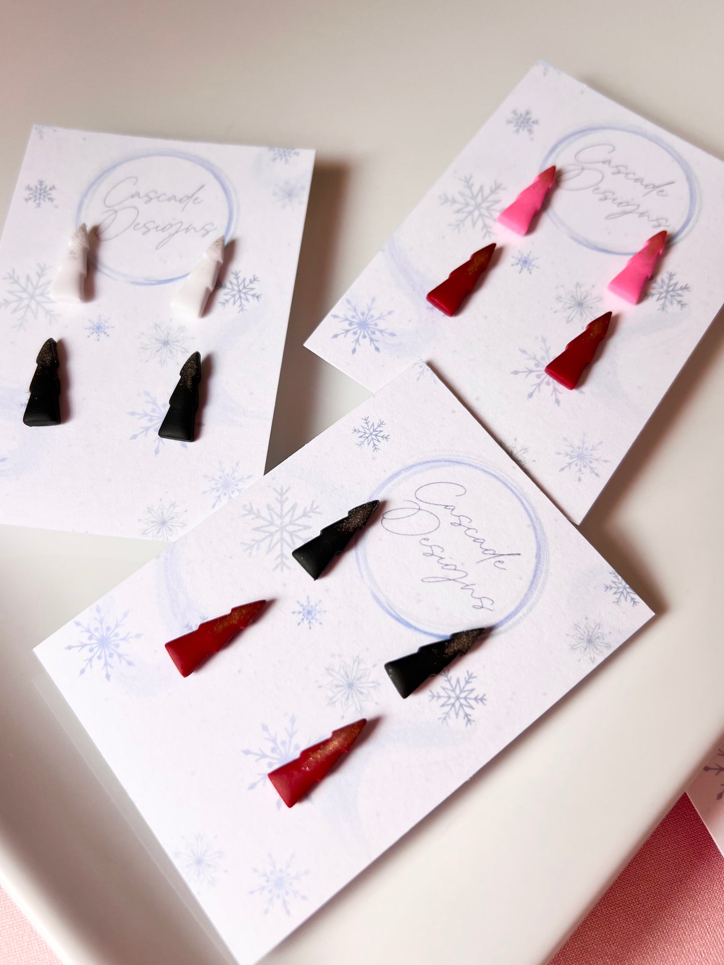 The Cypress | Dusted Tree Clay Earrings