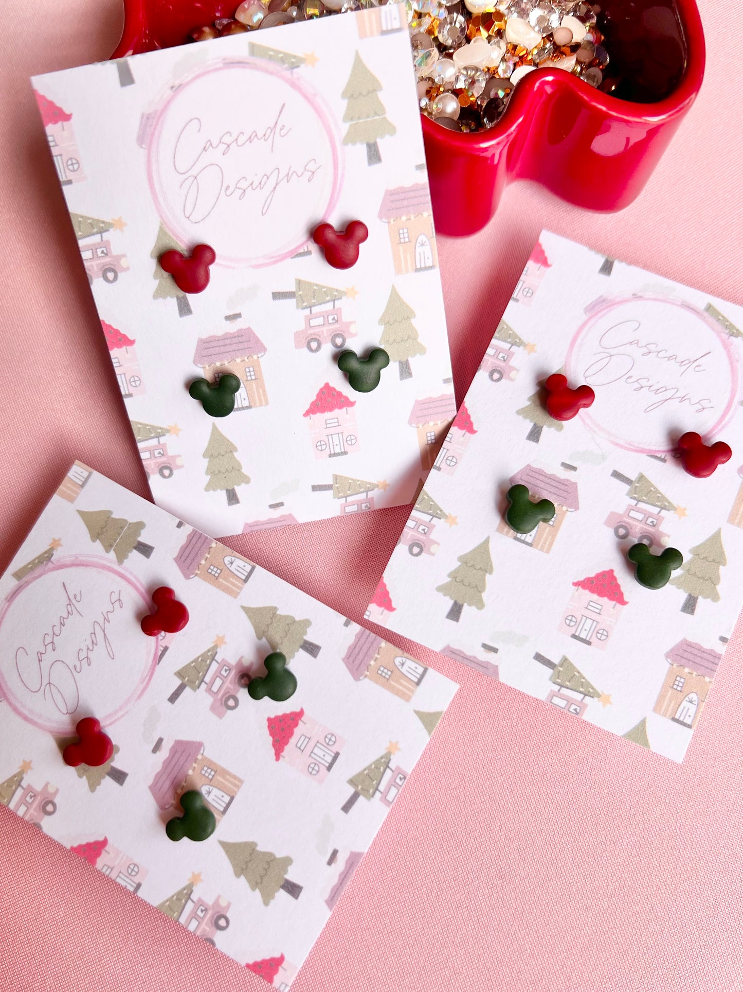 The Mini Festive Micki | Magical Christmas Earring Studs