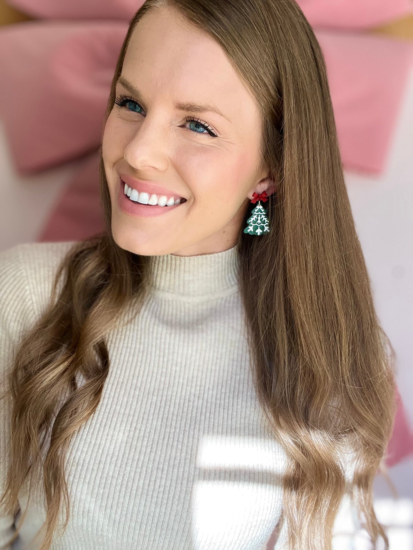 The Pine | Scandinavian Christmas Tree Clay Earrings