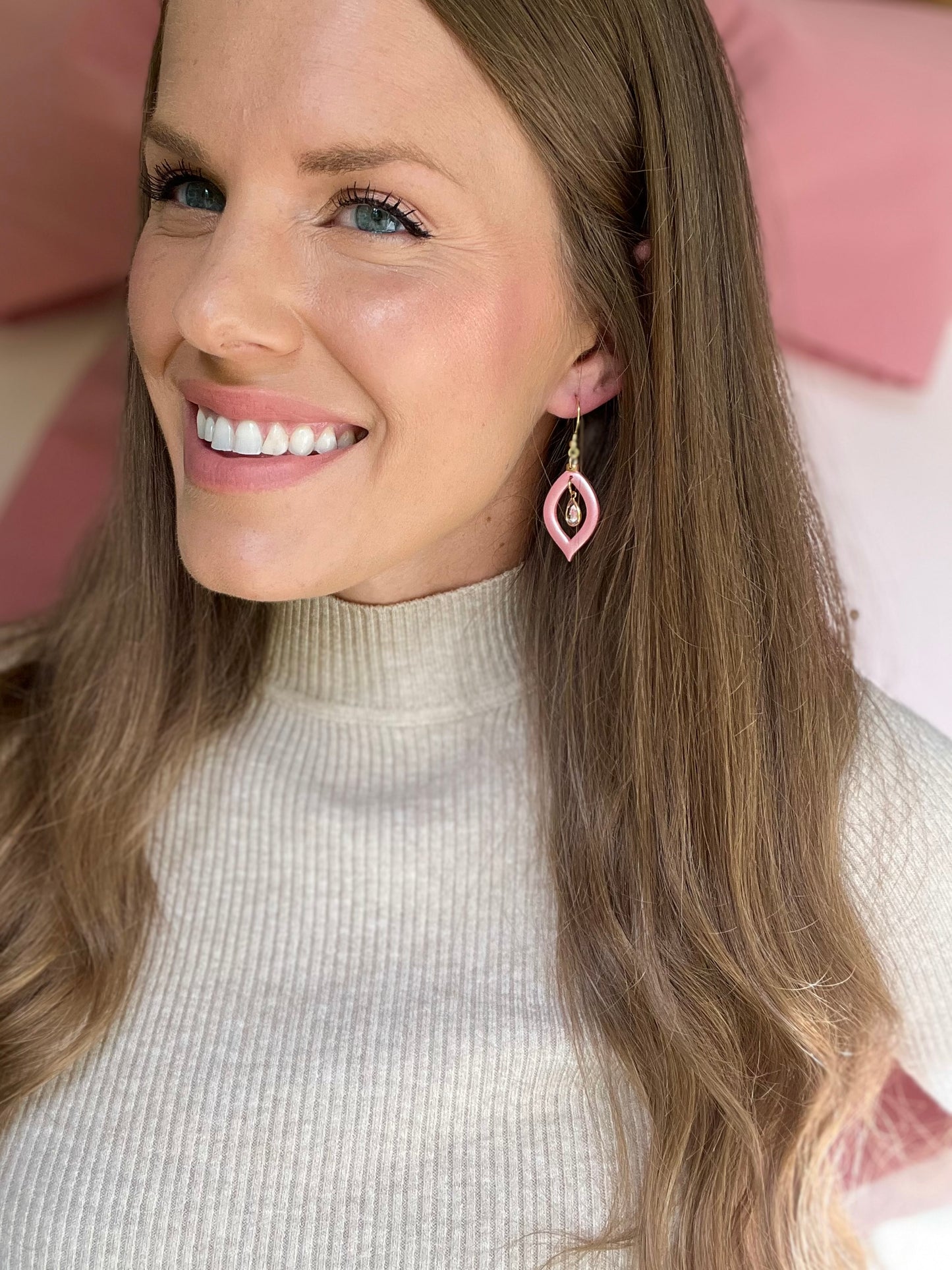 The Wonderland | Shimmery Ornament Gem Clay Earrings