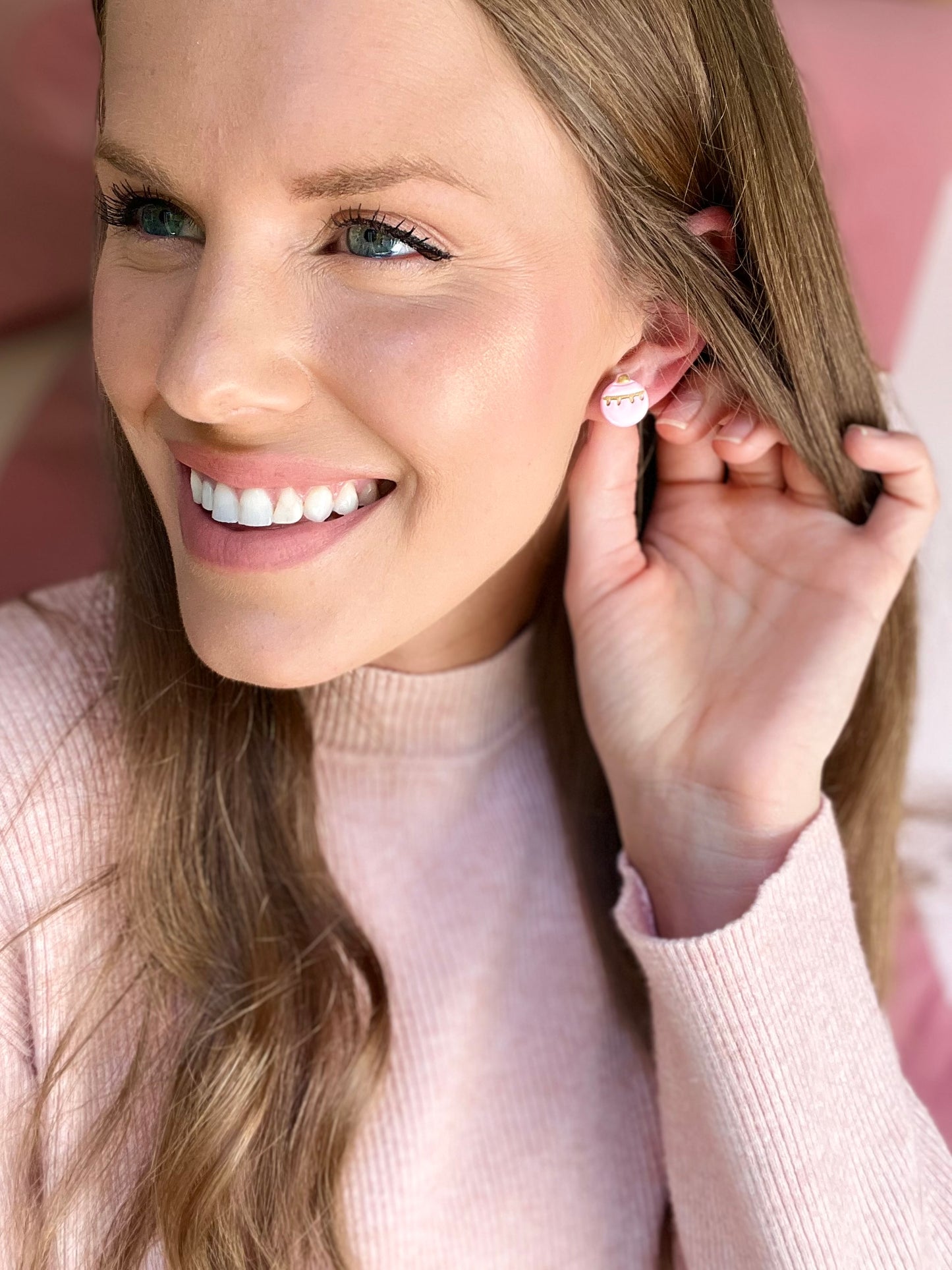 The Twinkle | Shimmery Ornament Clay Earring Studs