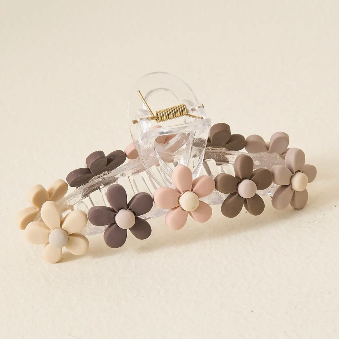 Flower Hair Claw Clips