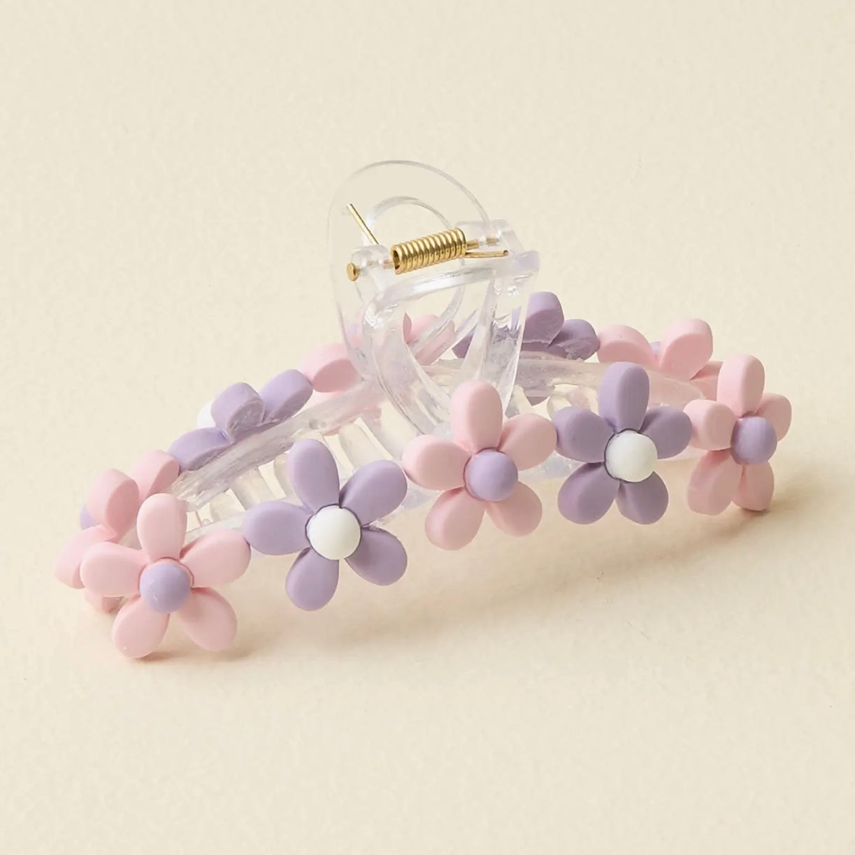 Flower Hair Claw Clips