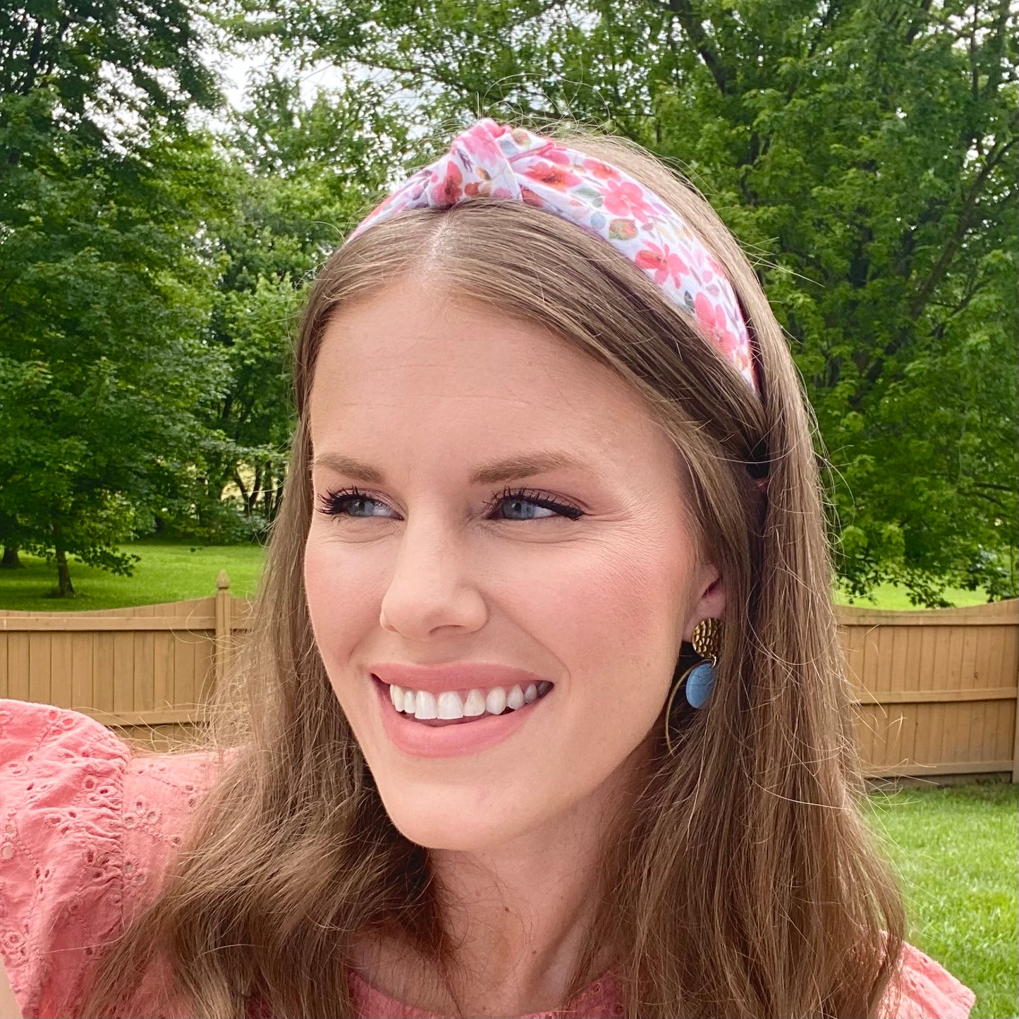 Floral Top Knotted Headache-Free Headband