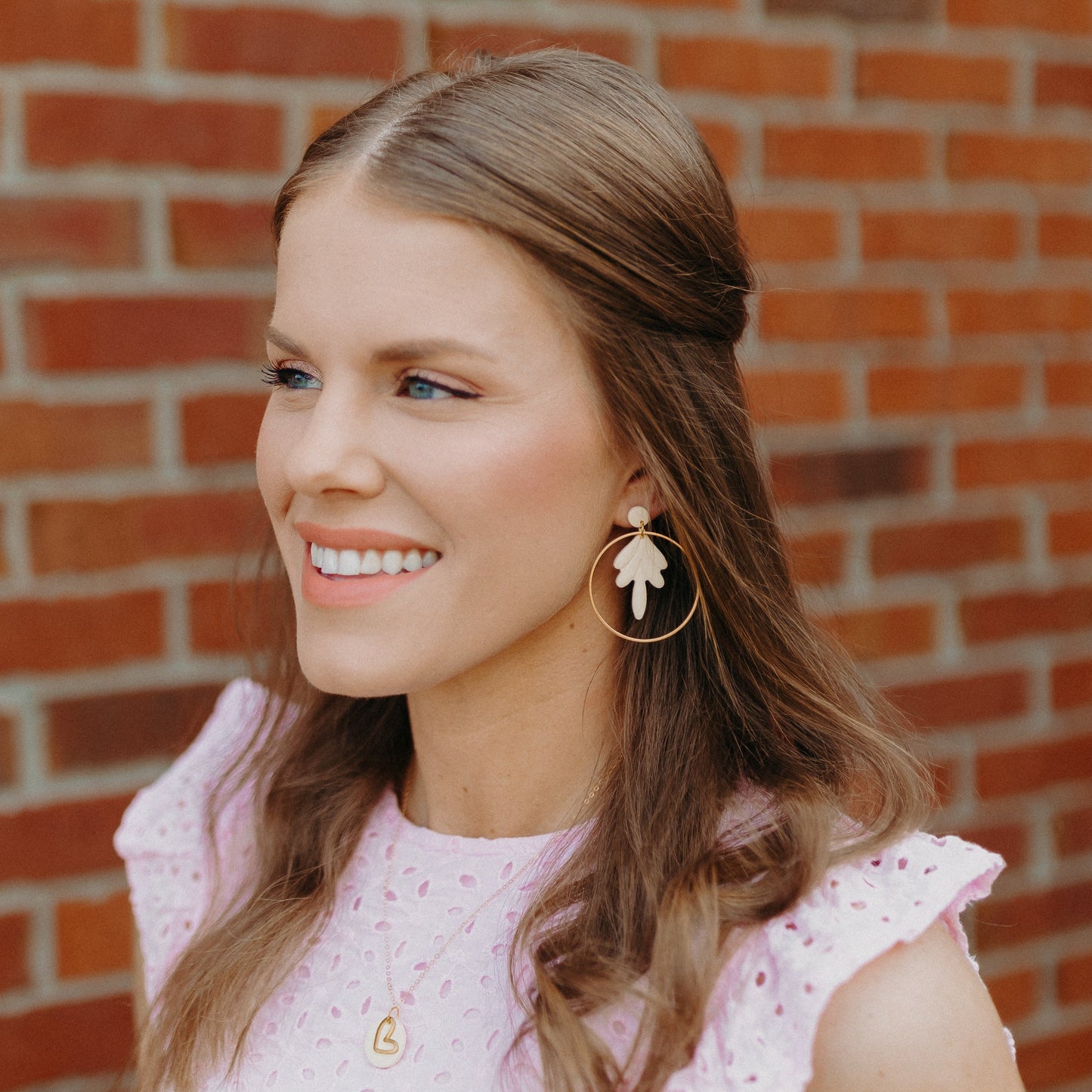 The Rhea | Hoop Clay Earrings