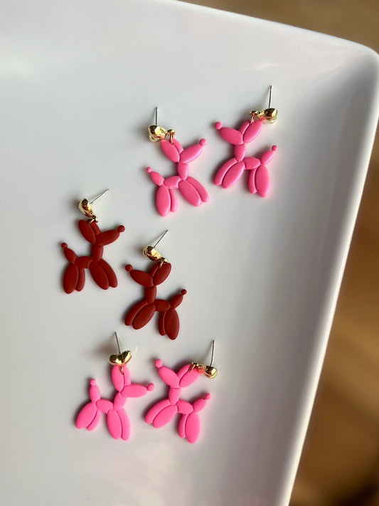 The Puppi Love | Bubble Dog Clay Earrings