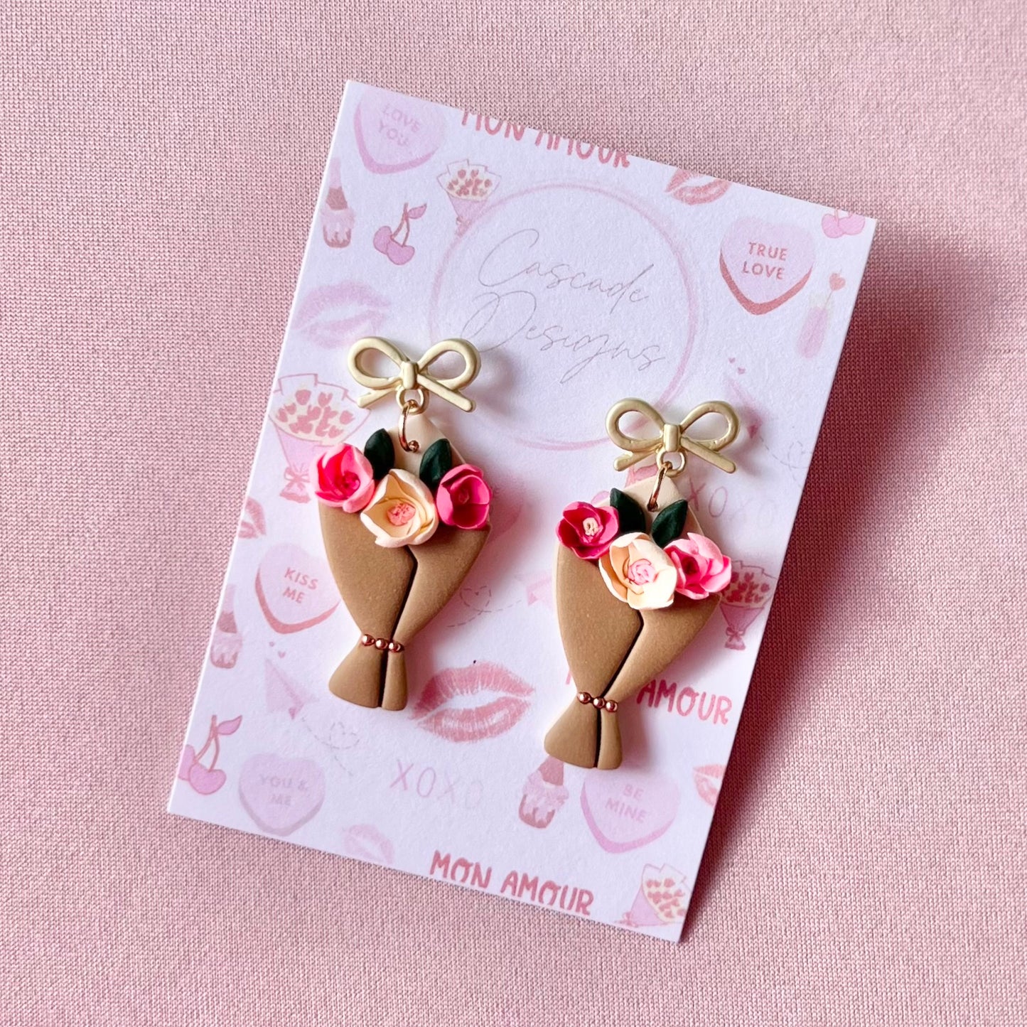 The Bouquet | Flower Bouquet Clay Earrings