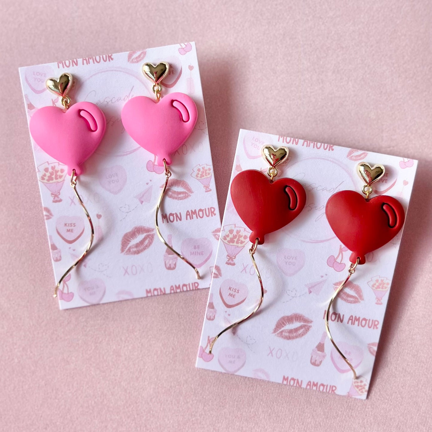 The Float | Balloon Heart Bubble Clay Earrings