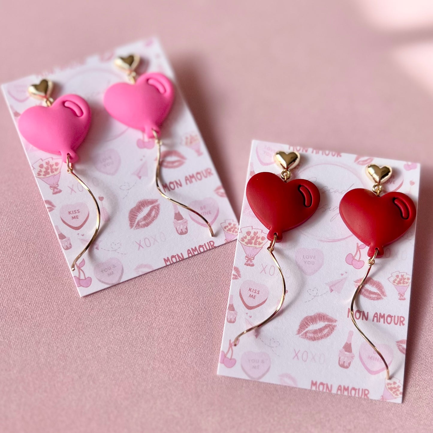 The Float | Balloon Heart Bubble Clay Earrings