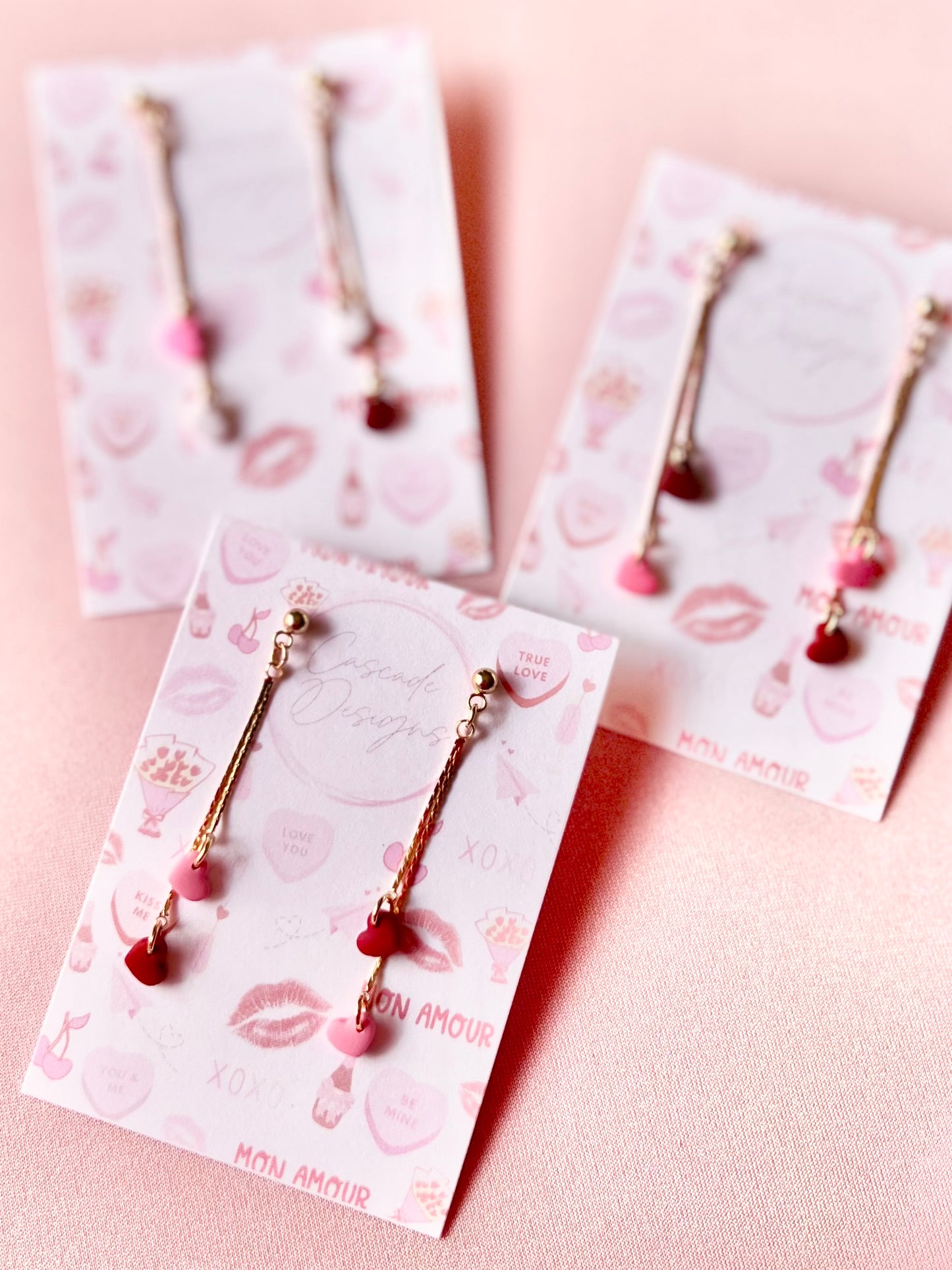 The Adore | Heart Chain Earrings