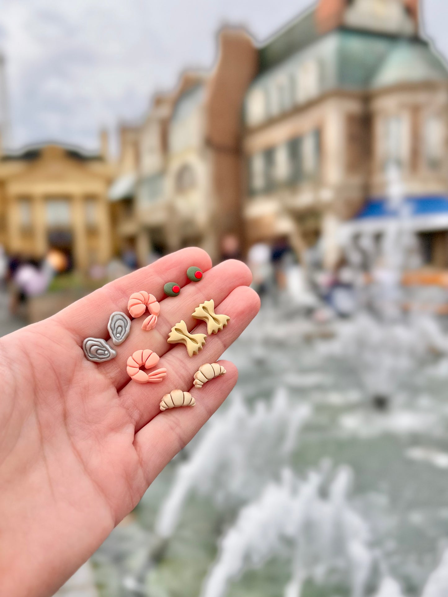 The Vacanza | Italian Snack Clay Earrings