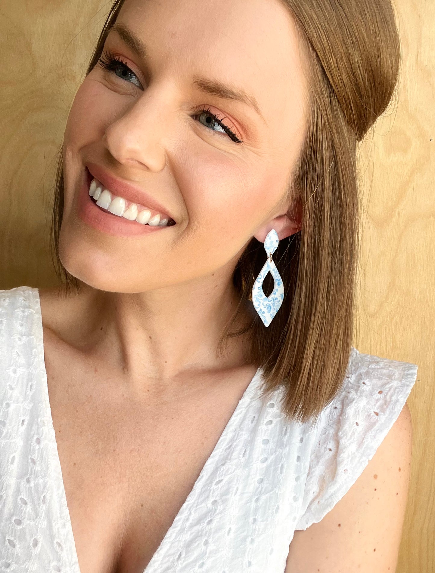 The Vienna | French Victorian Clay Earrings