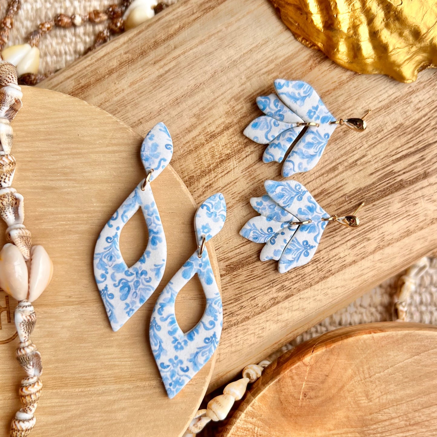 The Vienna | French Victorian Clay Earrings