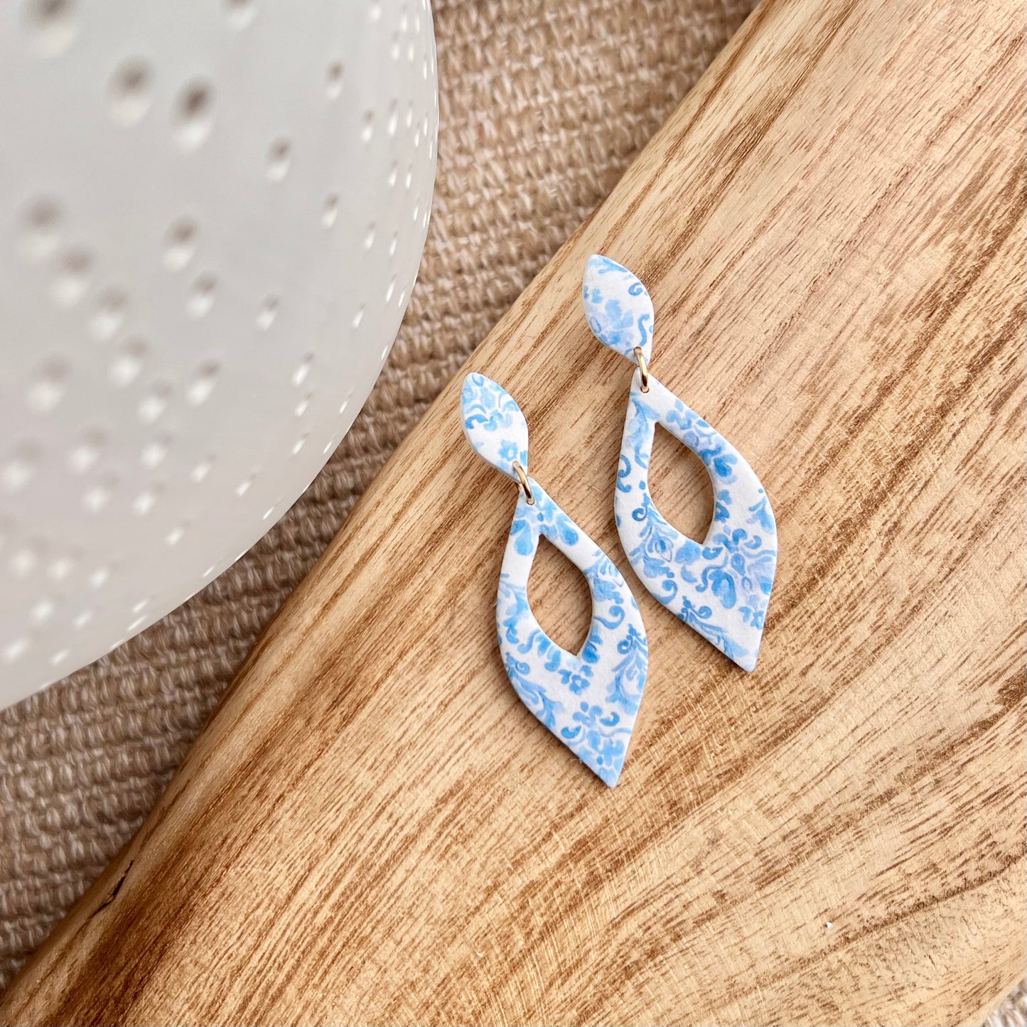 The Vienna | French Victorian Clay Earrings