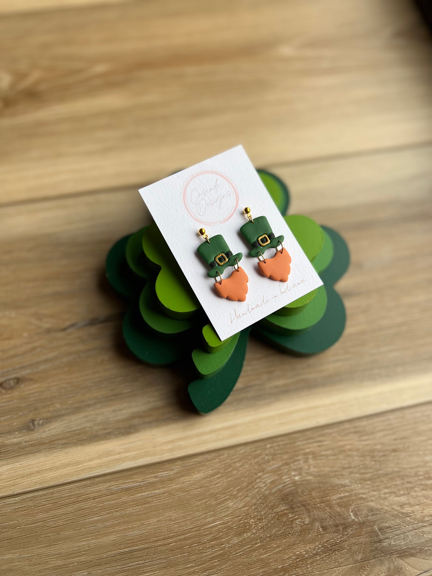 The Irish | Leprechaun Clay Earrings