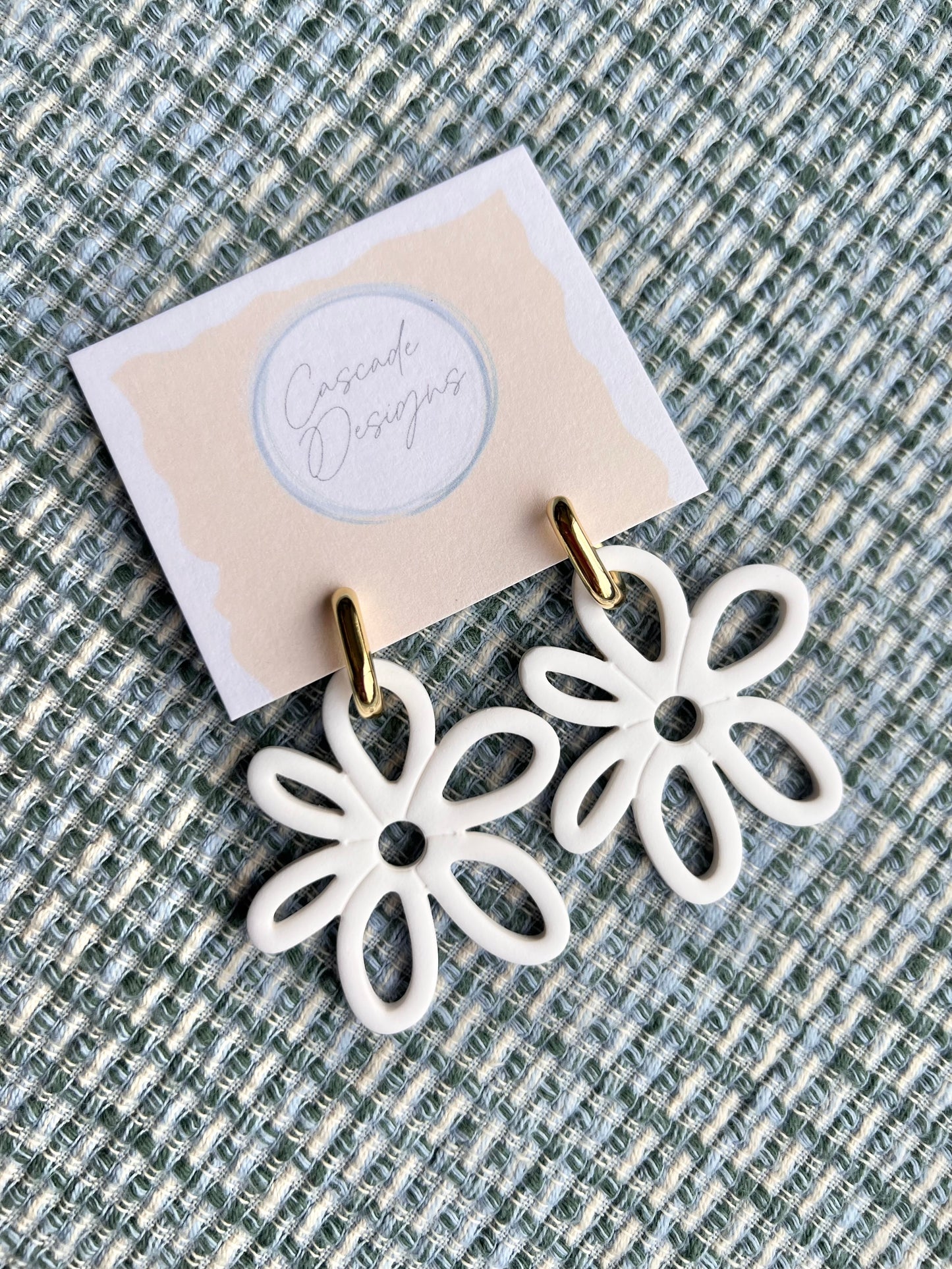 The Carina | Tuscan Flower Clay Earrings