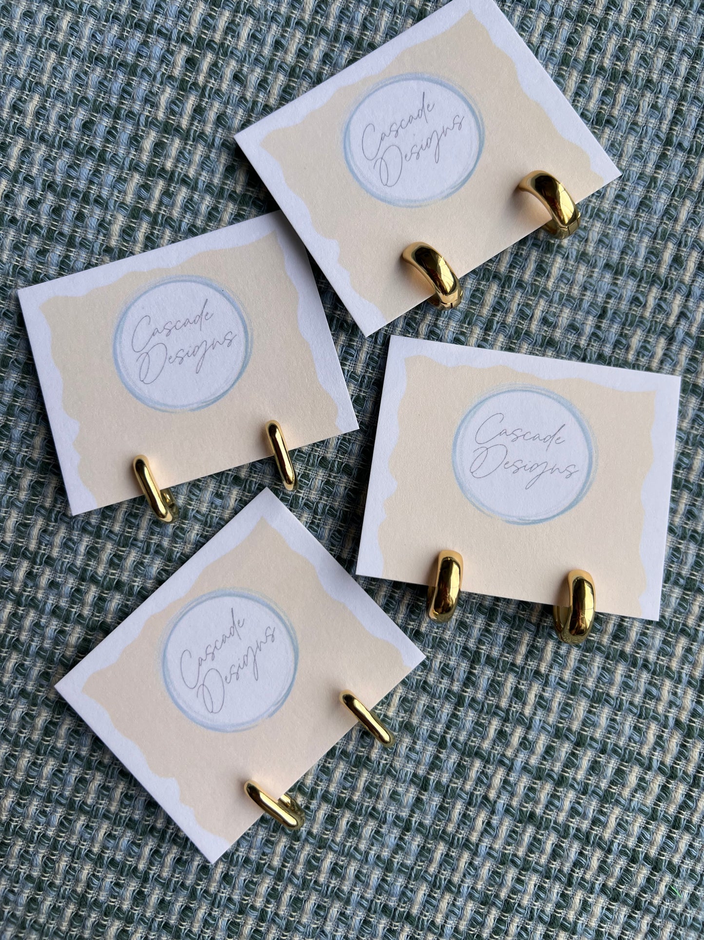 The Julia | 18K Gold Filled Huggie Earrings