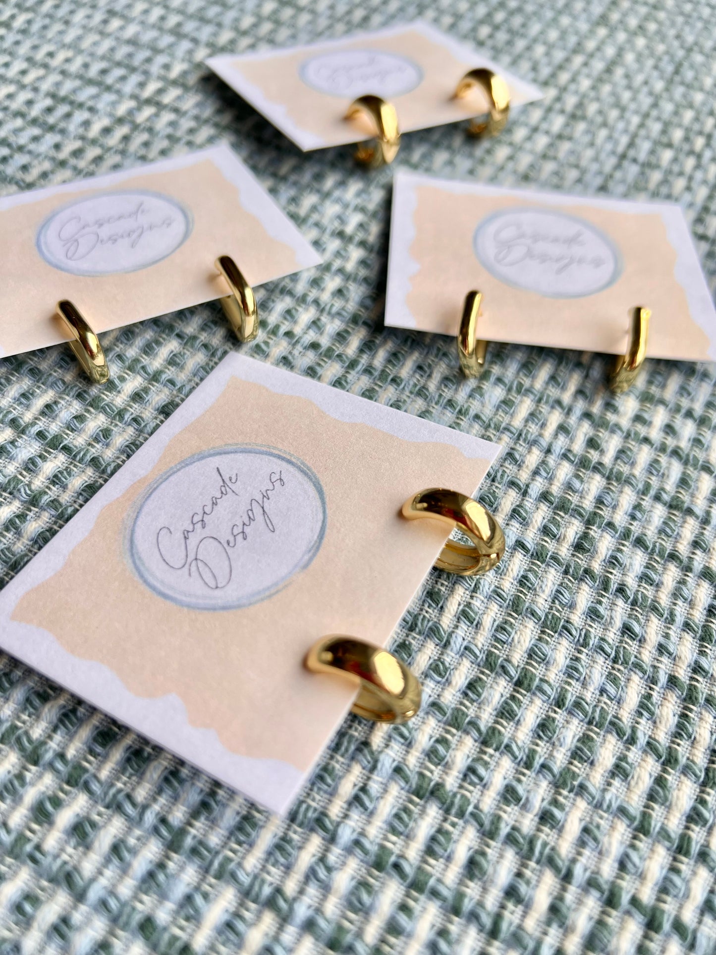 The Julia | 18K Gold Filled Huggie Earrings