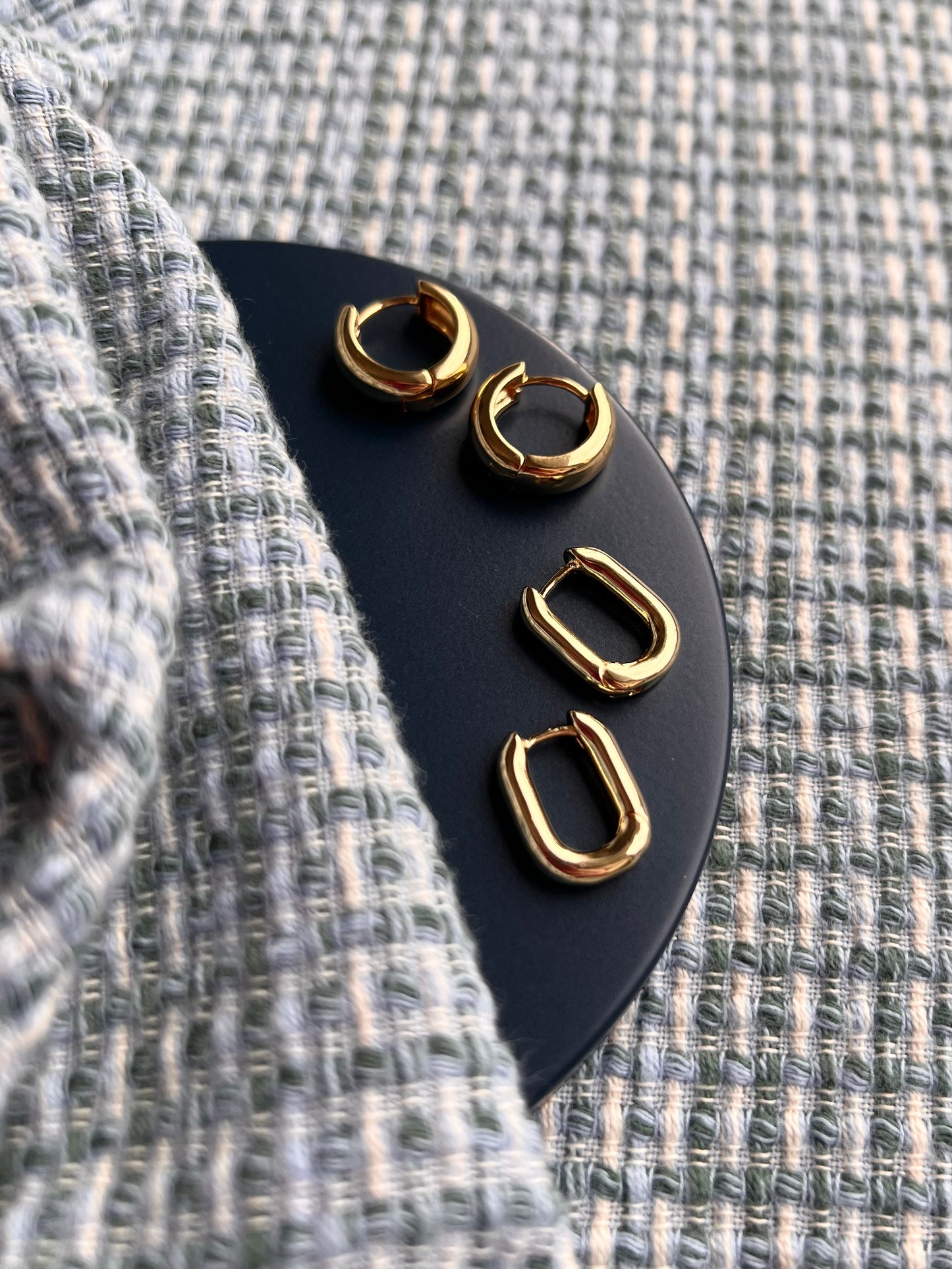 The Julia | 18K Gold Filled Huggie Earrings