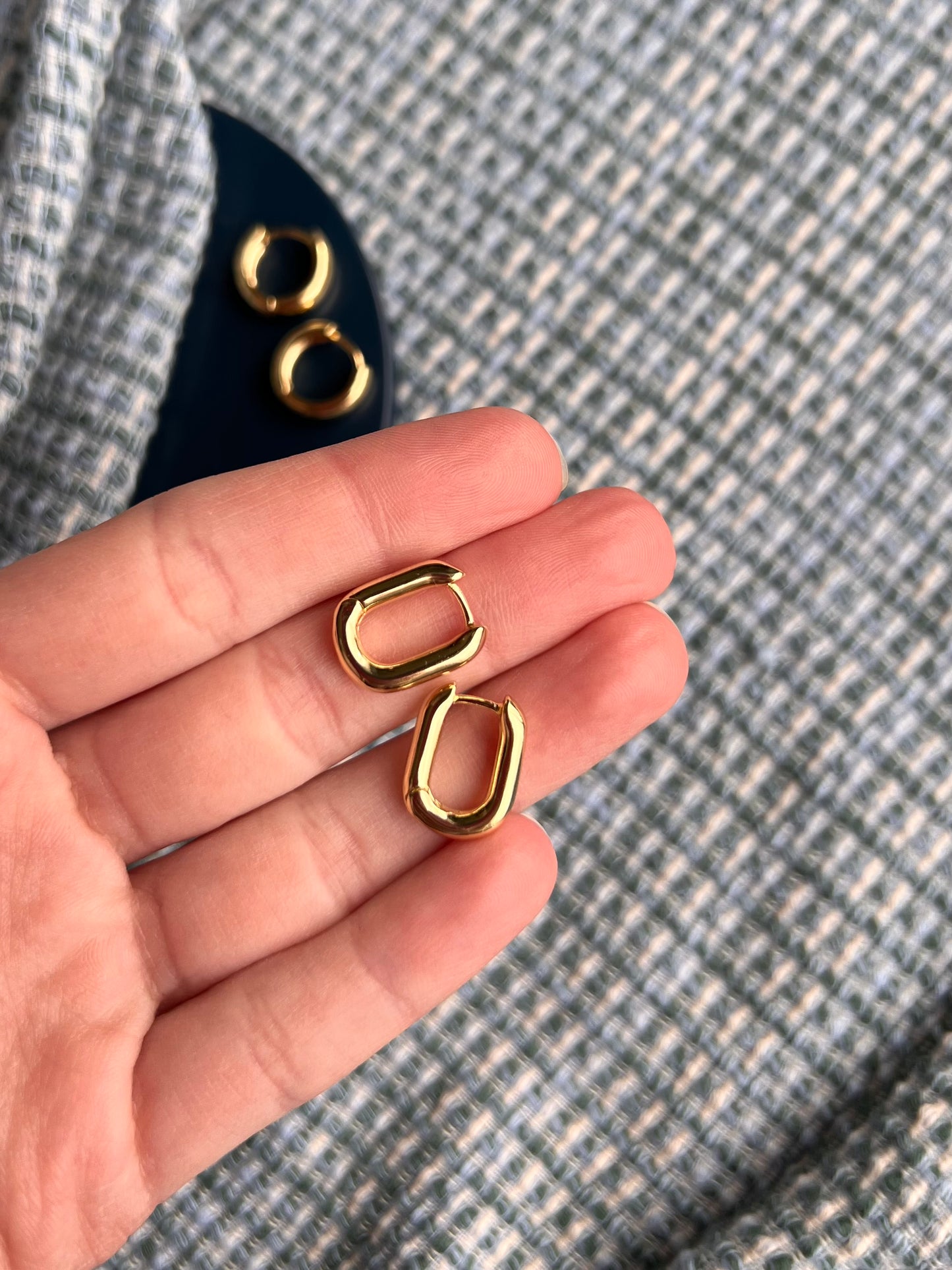 The Julia | 18K Gold Filled Huggie Earrings