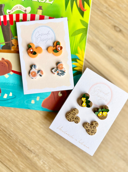 The Adventure Micki | Jungle Clay Earring Studs