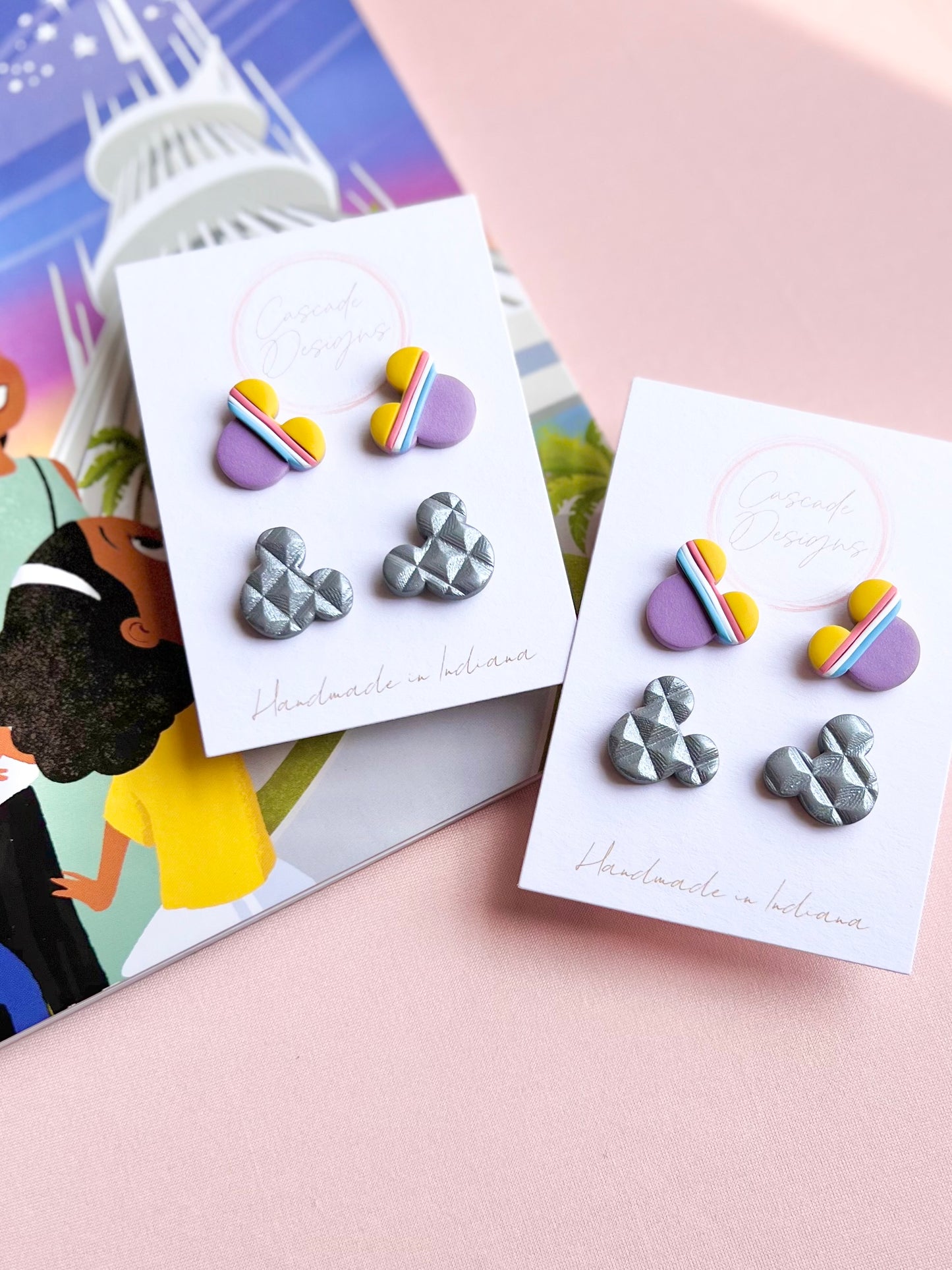 The Cosmic Micki | Retro Space Clay Earring Studs