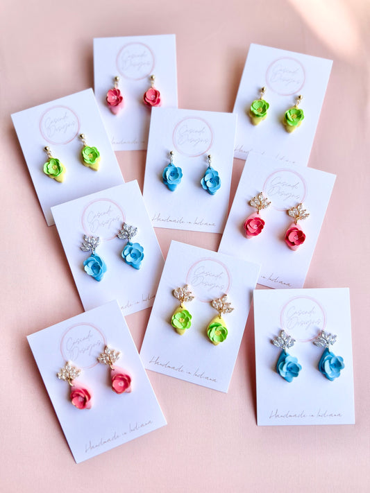 The Fairy Tale | Floral Magically Inspired Earrings