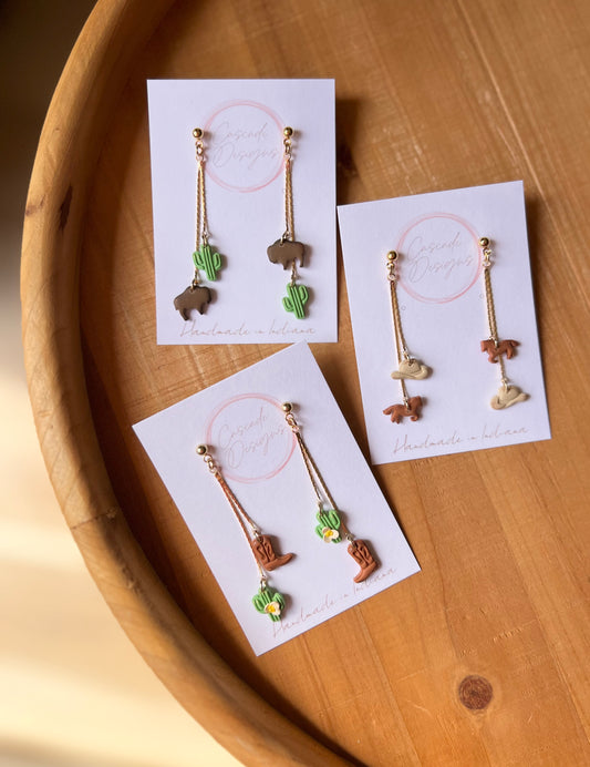 The West | Western Chain Earrings