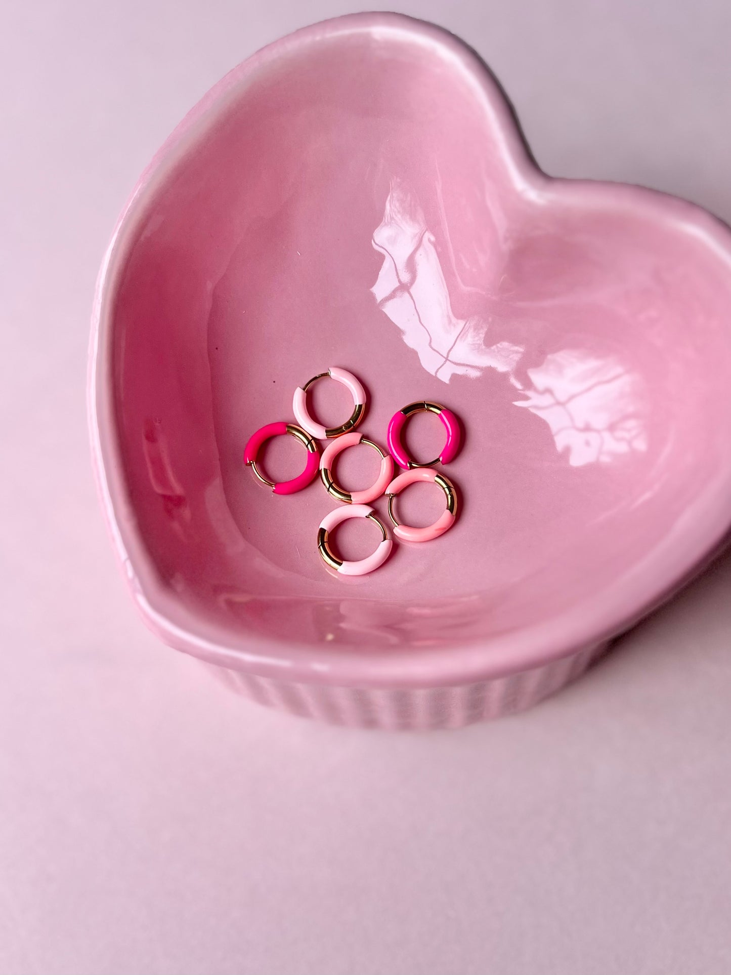 The Pepa | Colorful Huggie Earrings