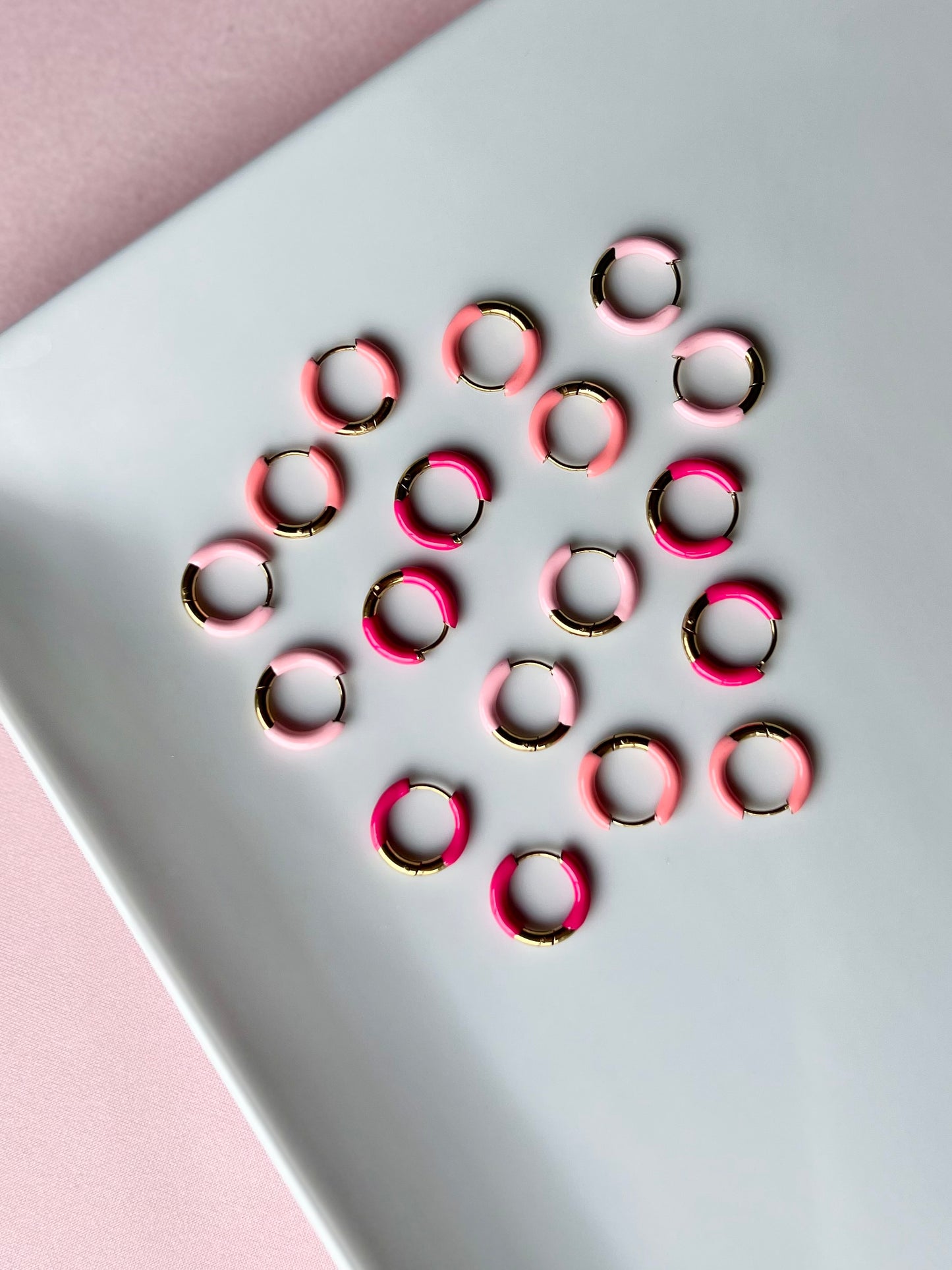 The Pepa | Colorful Huggie Earrings