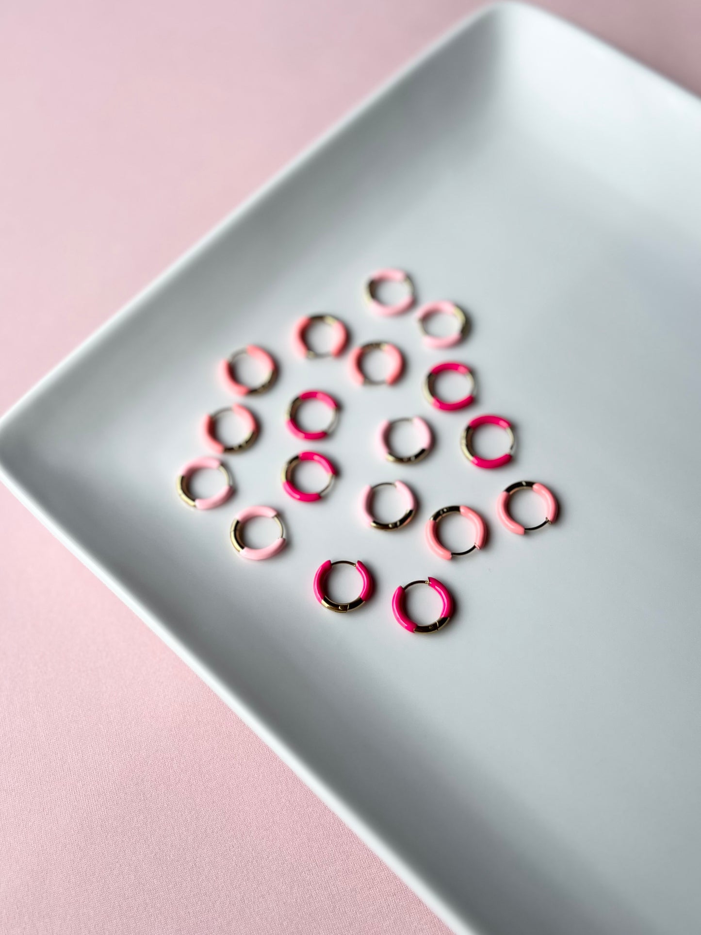 The Pepa | Colorful Huggie Earrings