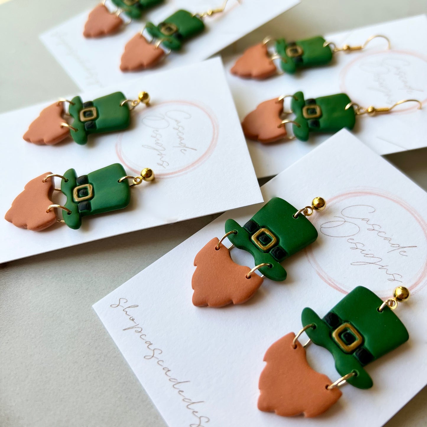 The Irish - Leprechaun Clay Earrings