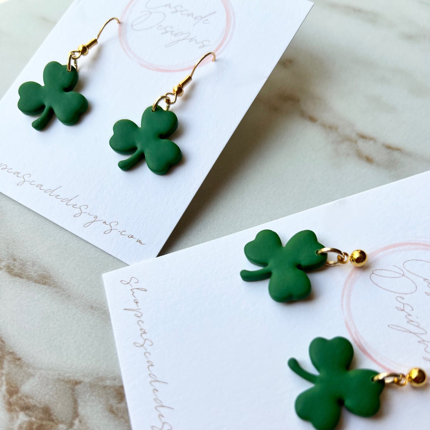 The Lucki | Clover Clay Earrings