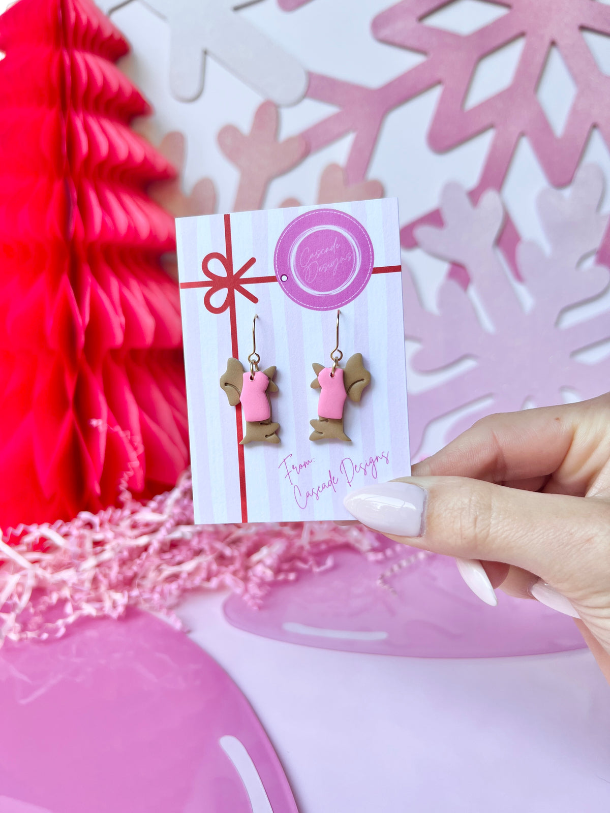 The Dapper Dasher | Dog Sweater Earrings