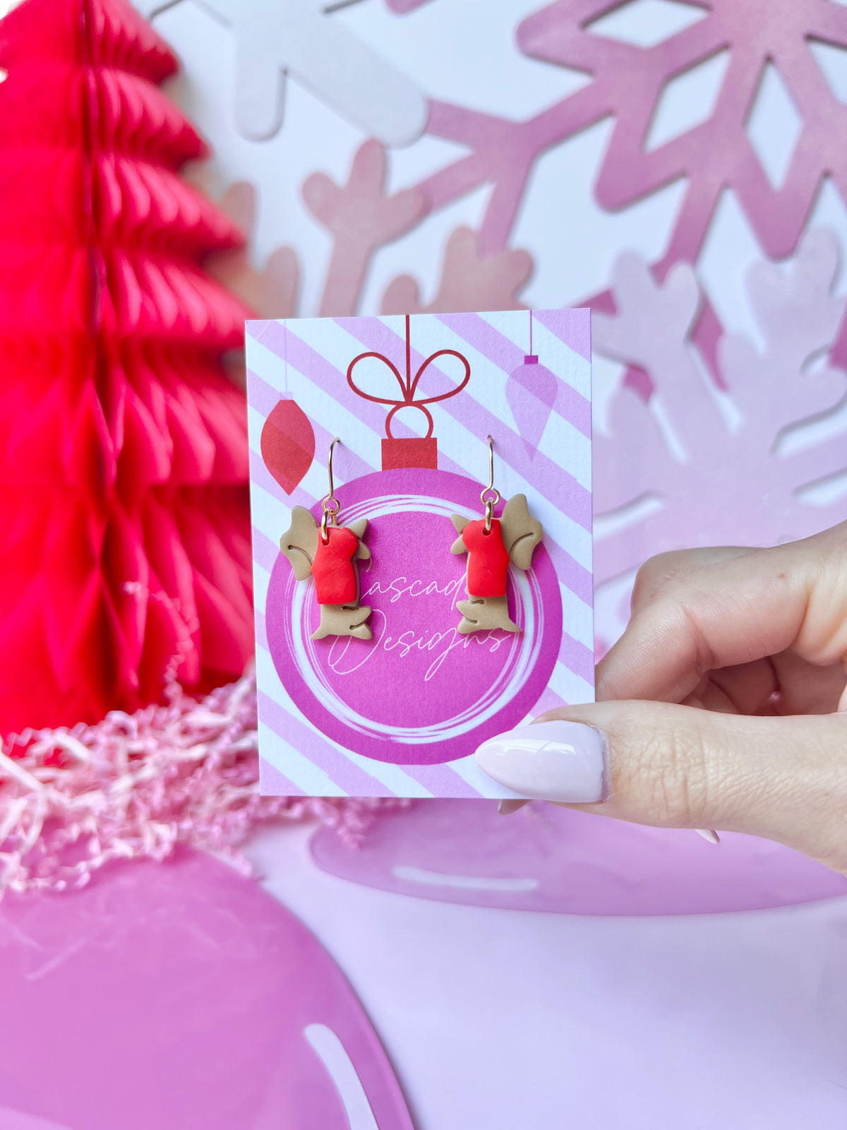 The Dapper Dasher | Dog Sweater Earrings