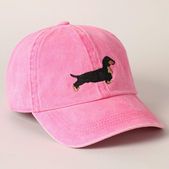 Dachshund Embroidered Baseball Cap